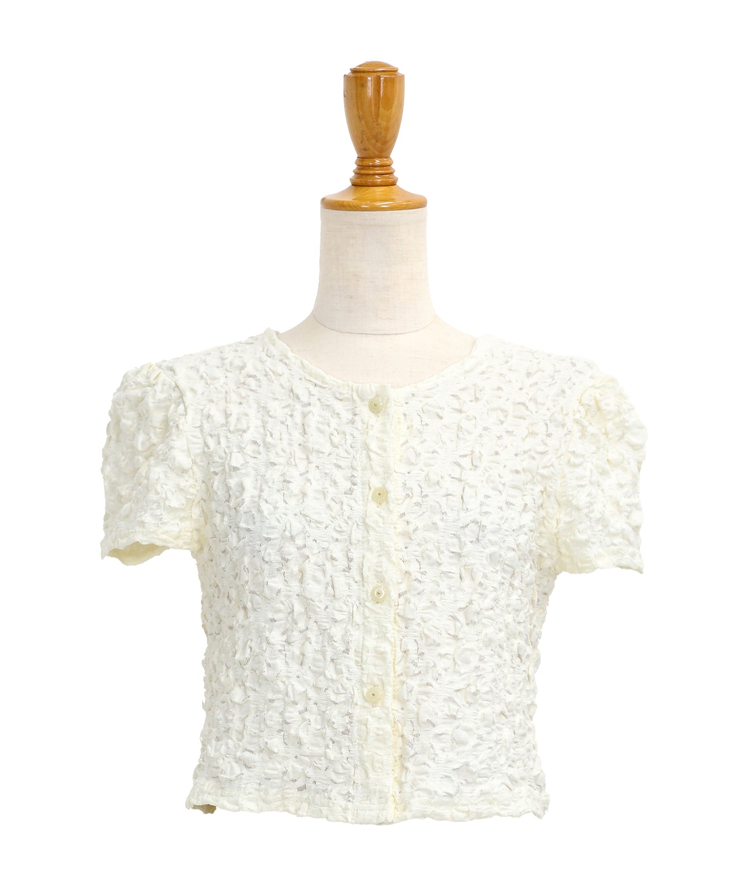 ワッフルカーディガン