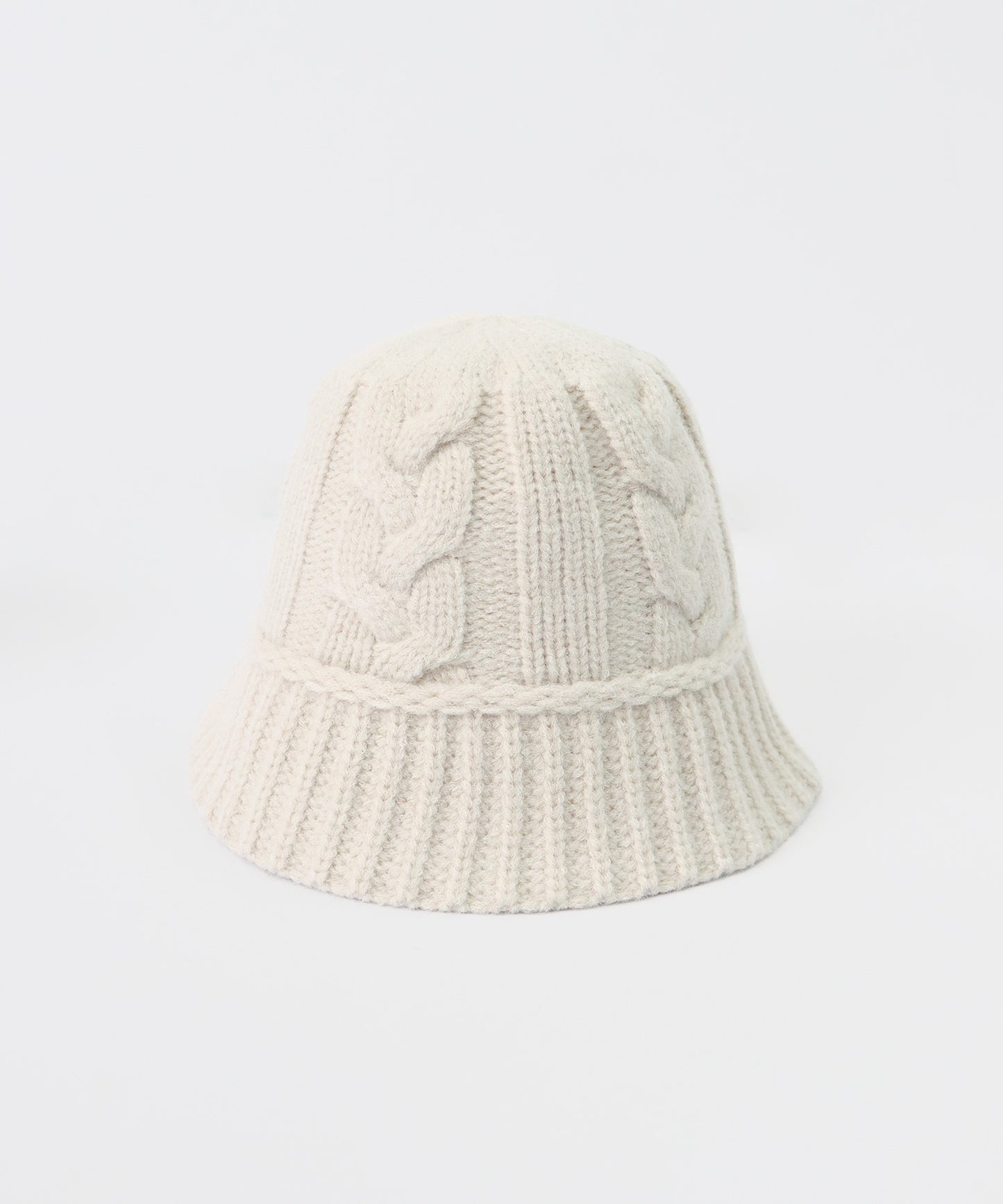 【SALE】ケーブルニットバケットハット