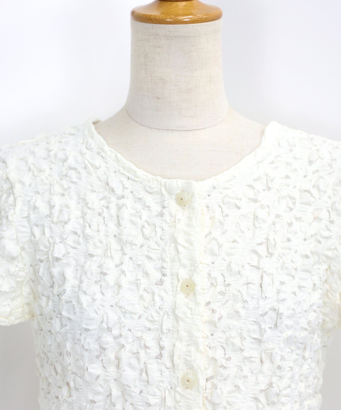 ワッフルカーディガン