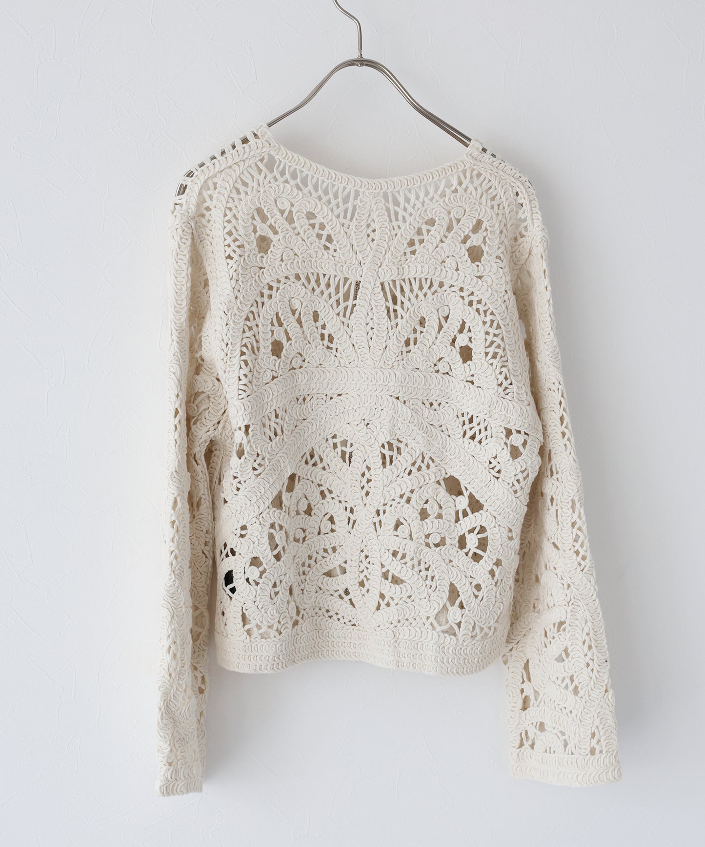 【SALE】ダブルジップクロシェカーディガン