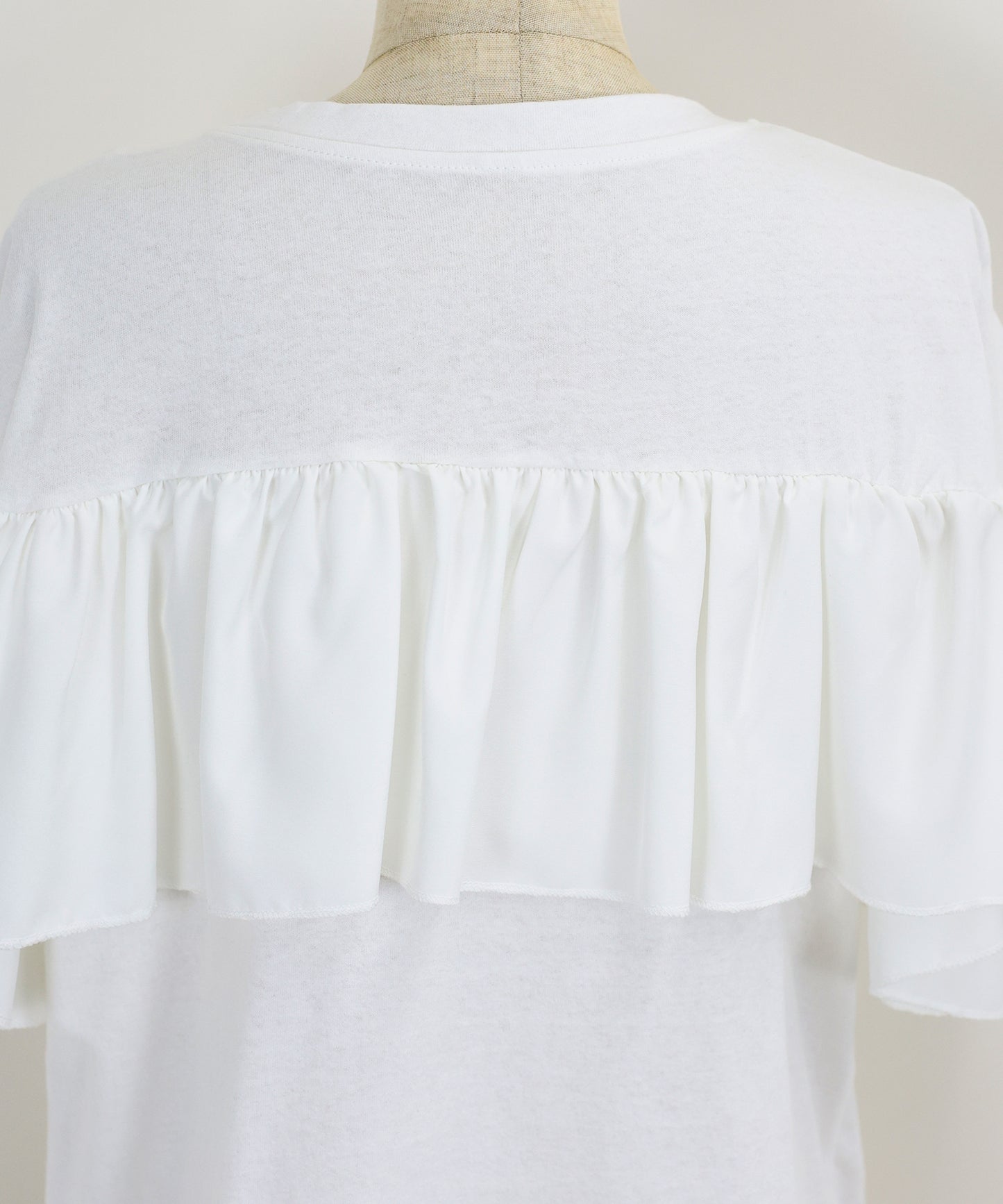 フリルデザインカットソー【ネコポス】