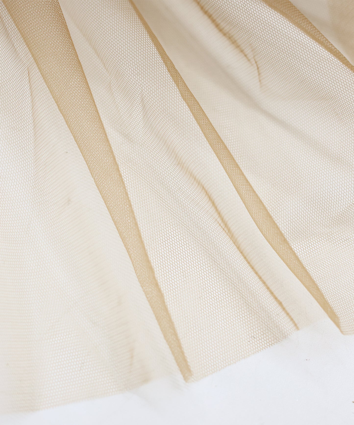 【SALE】チュール重ねジャガードブラウス