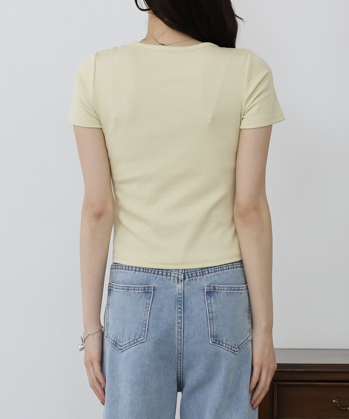 【TIME SALE】ヘンリーネック半袖Tシャツ【ネコポス】