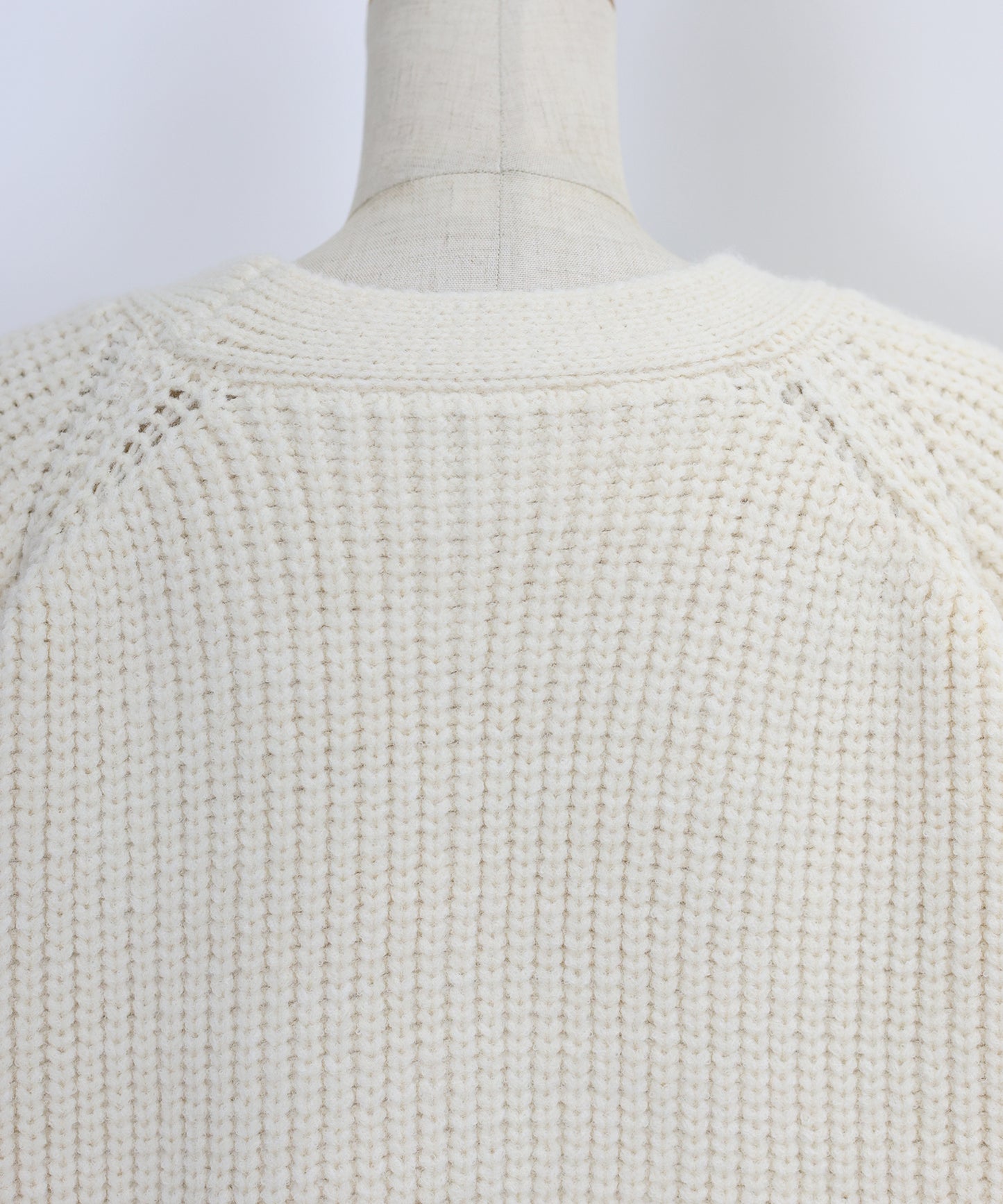 ビジューリボンボタンカーディガン