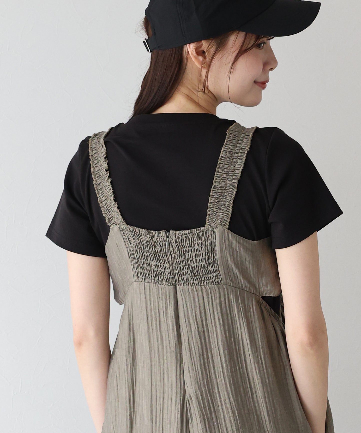 【SALE】カットアウトオールインワン