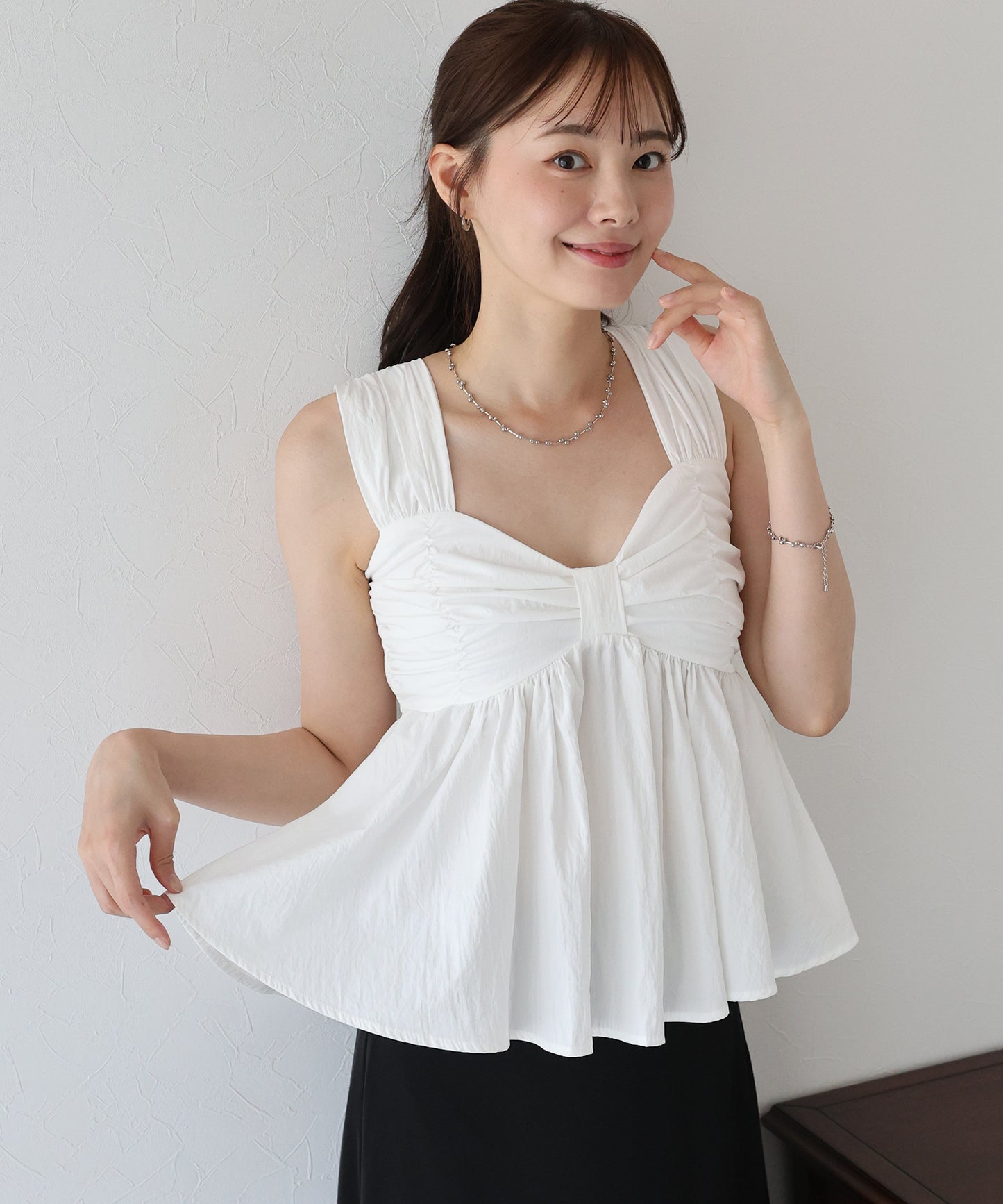 【SALE】リボンキャミソール【ネコポス】