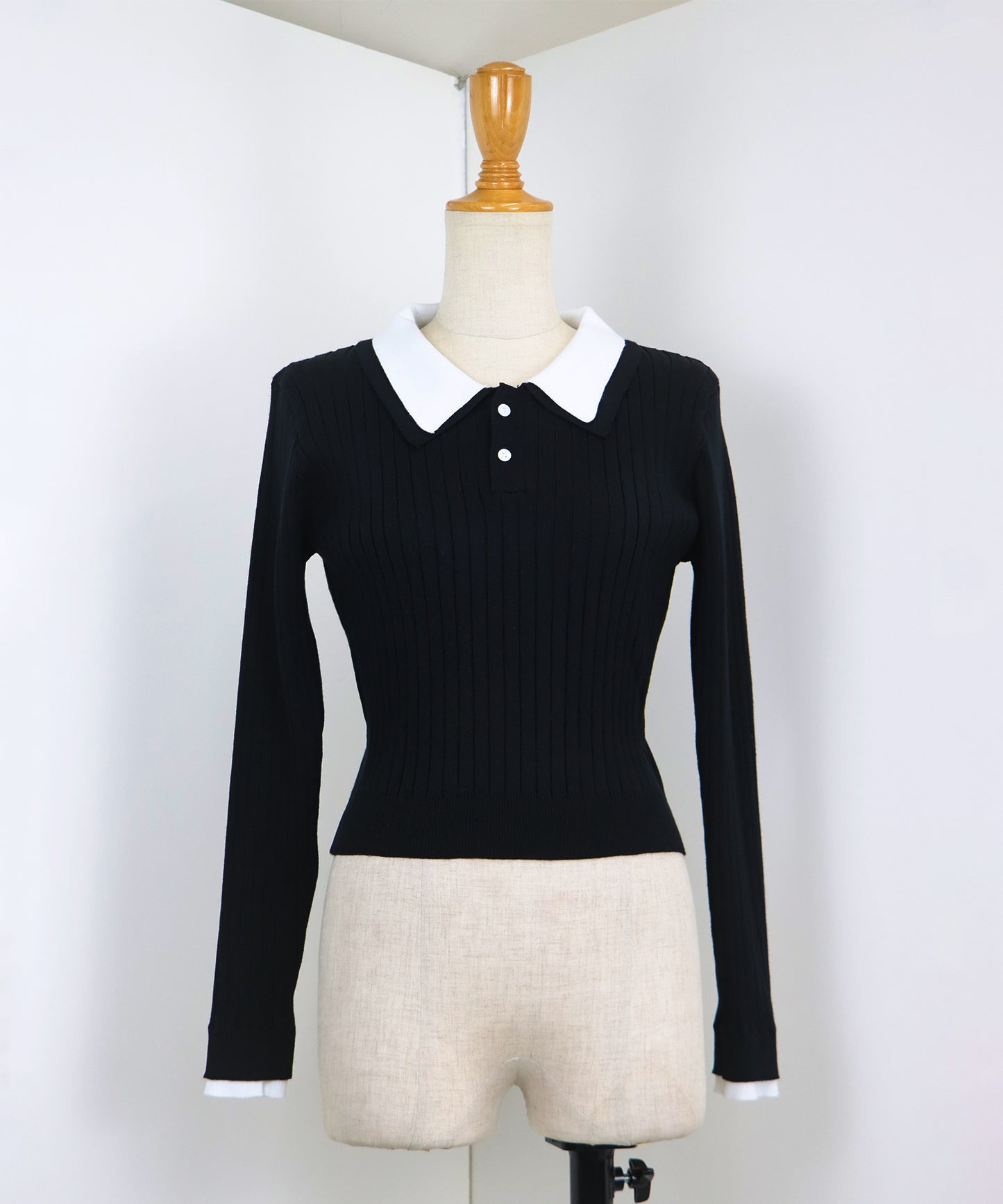 【早割5%OFF】ダブル襟ポロニット