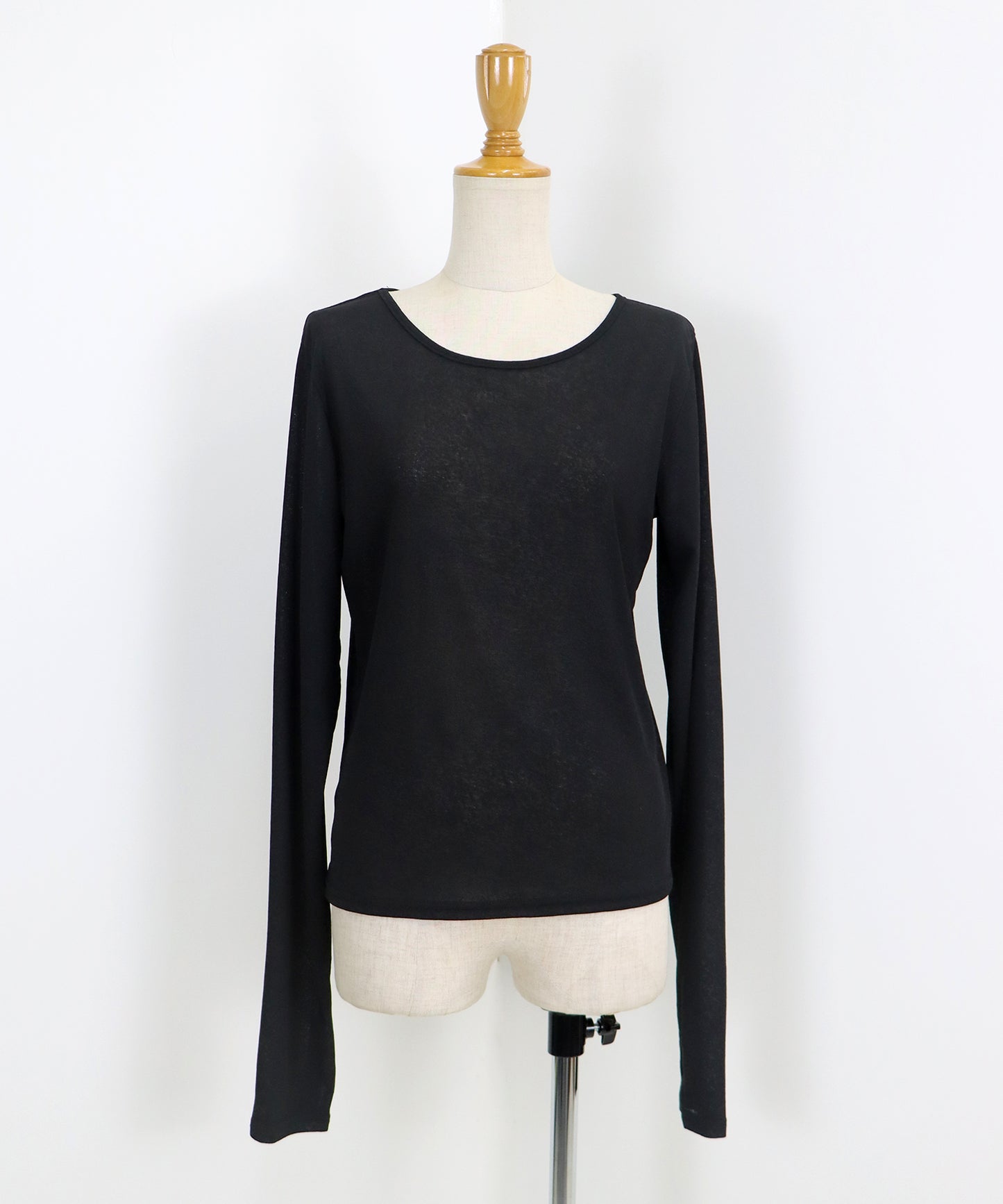 【TIME SALE】クルーネックシアートップス【ネコポス】