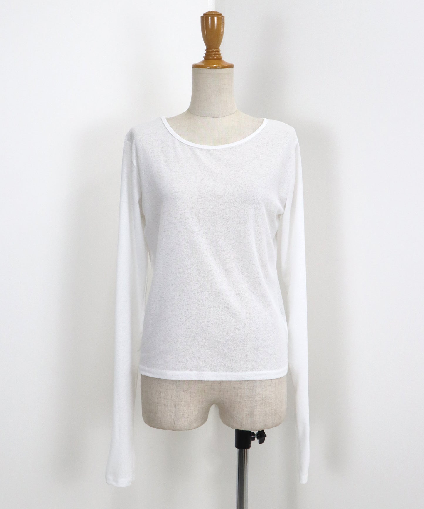 【TIME SALE】クルーネックシアートップス【ネコポス】