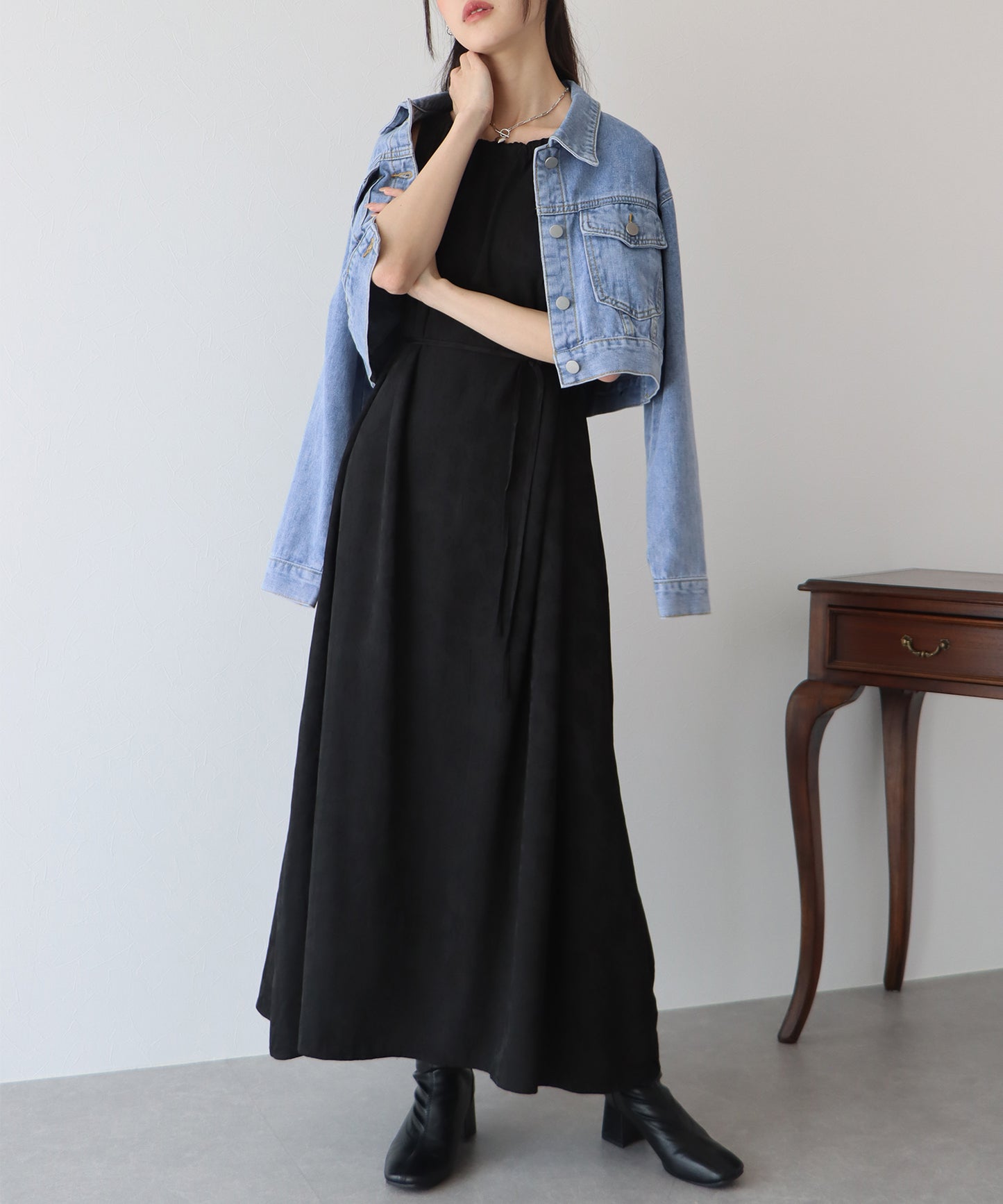 【TIME SALE】ショートデニムジャケット