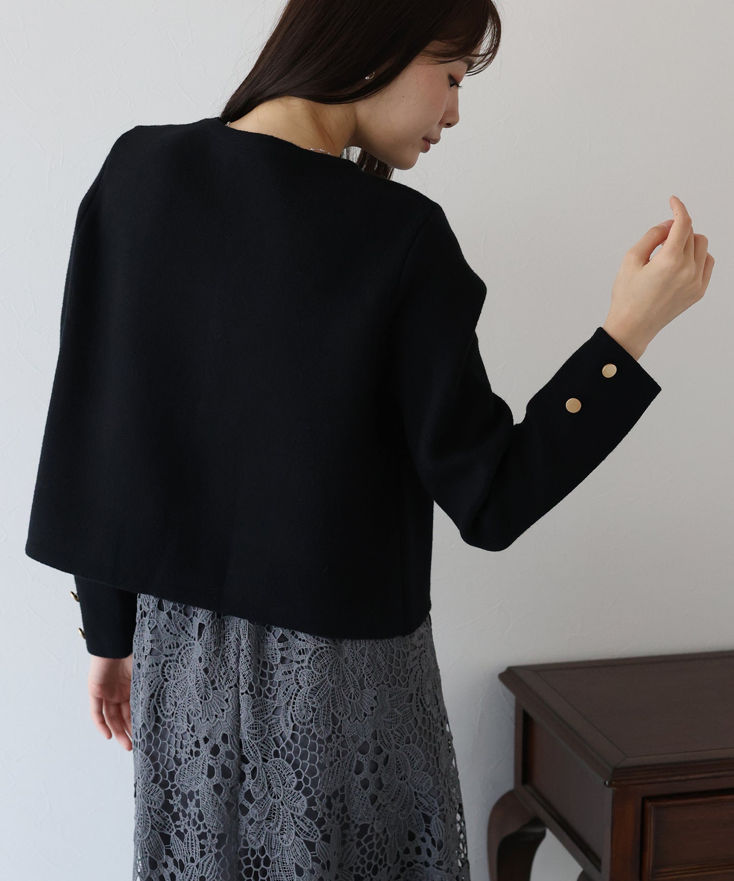 【早割5%OFF】Ⅴネックニットジャケット