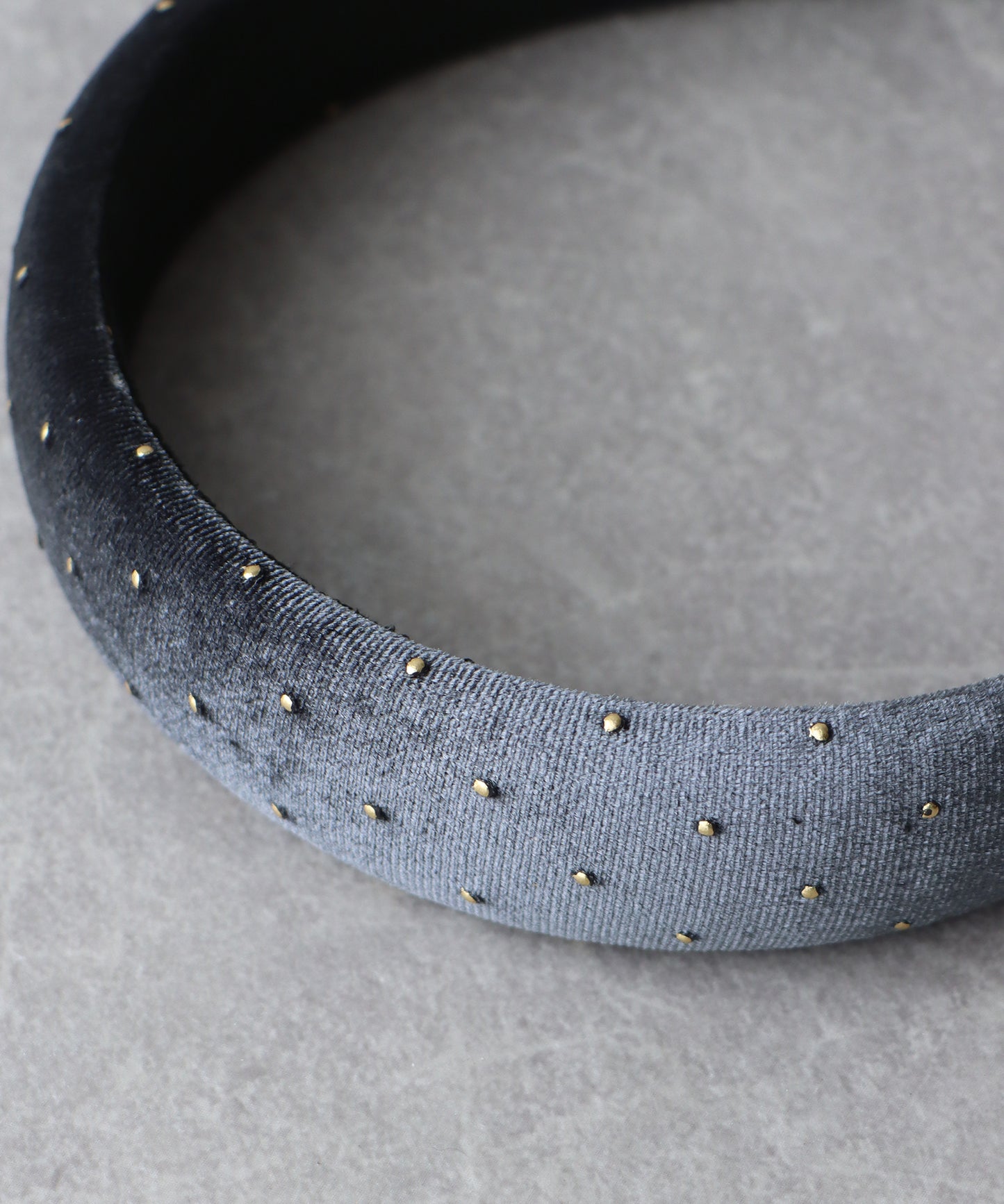 タイニードットベロアカチューシャ