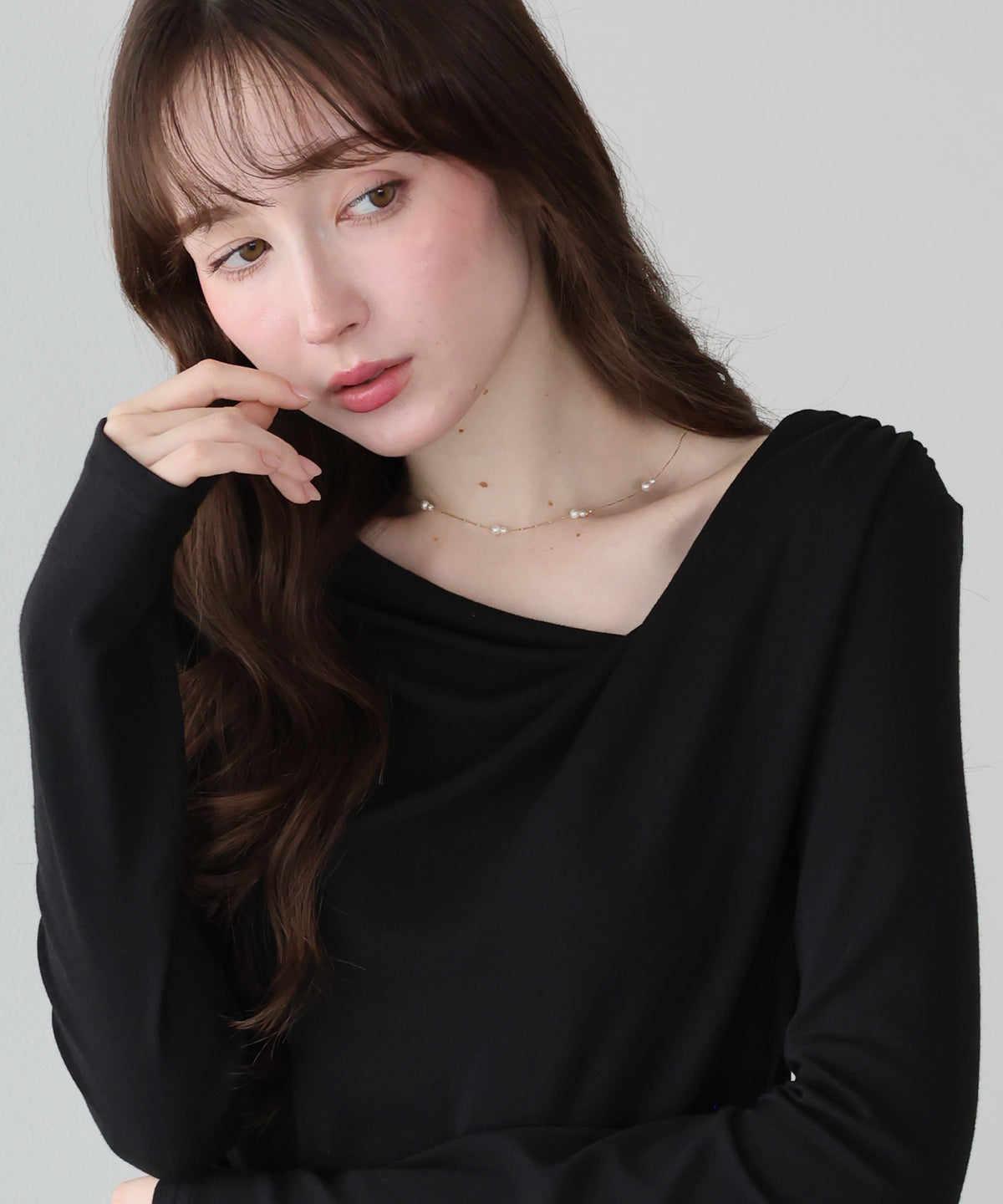 【早割5%OFF】ドレープロングTシャツ【メール便】