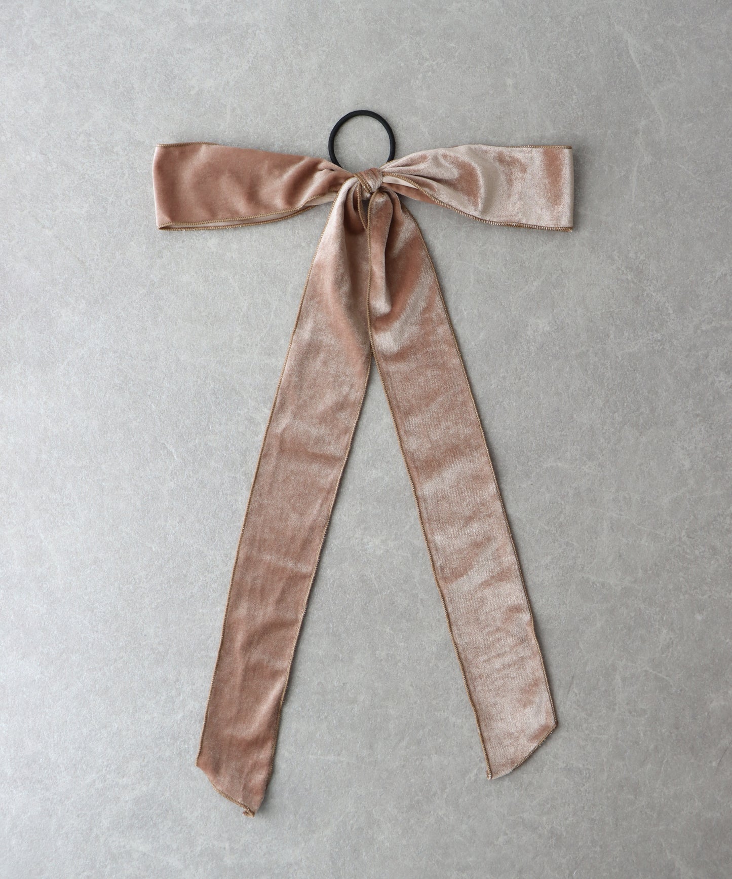 ベロアビッグリボンゴム【ネコポス】