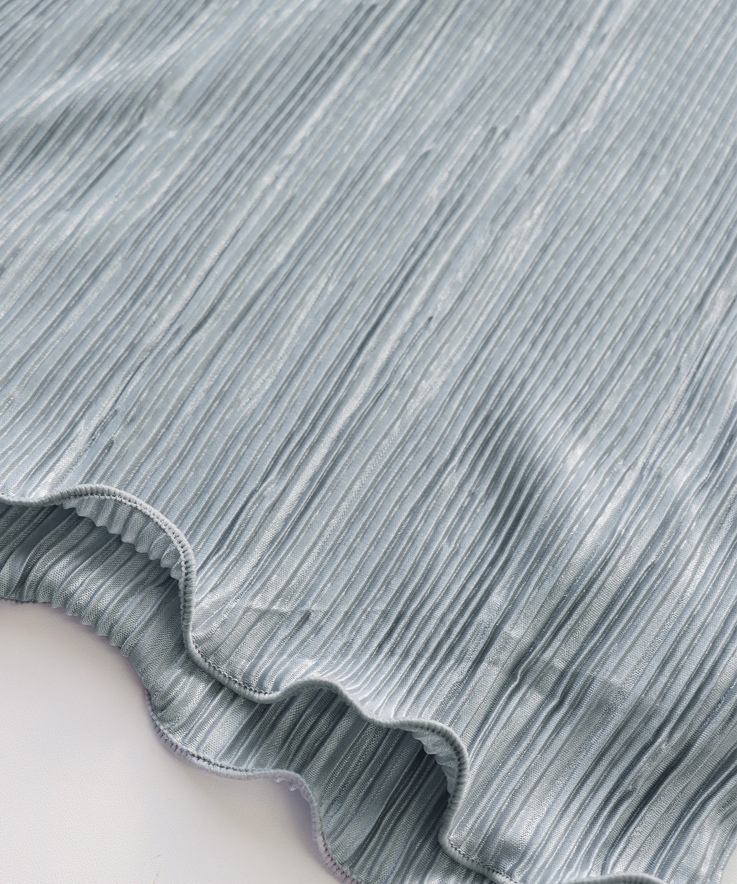 랜덤 플리츠 멜로 블라우스