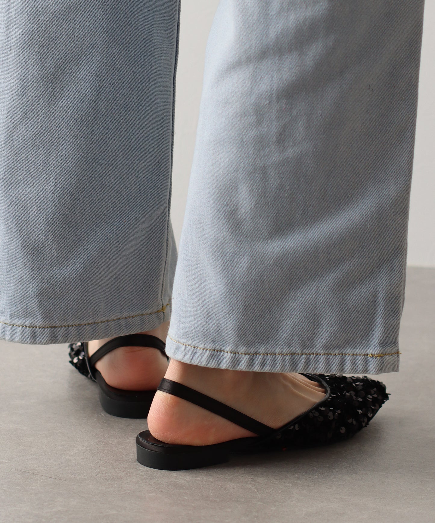 【SALE】スパンコールミュール