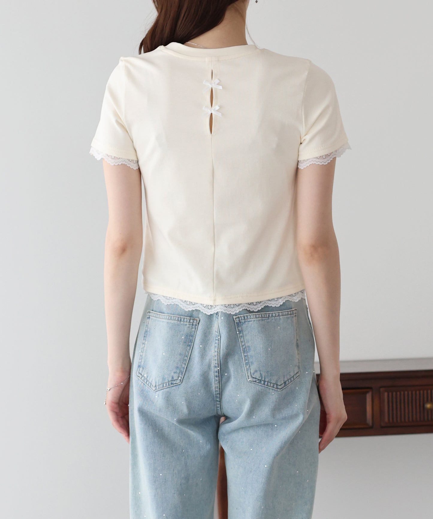 レースドッキングTシャツ【メール便】