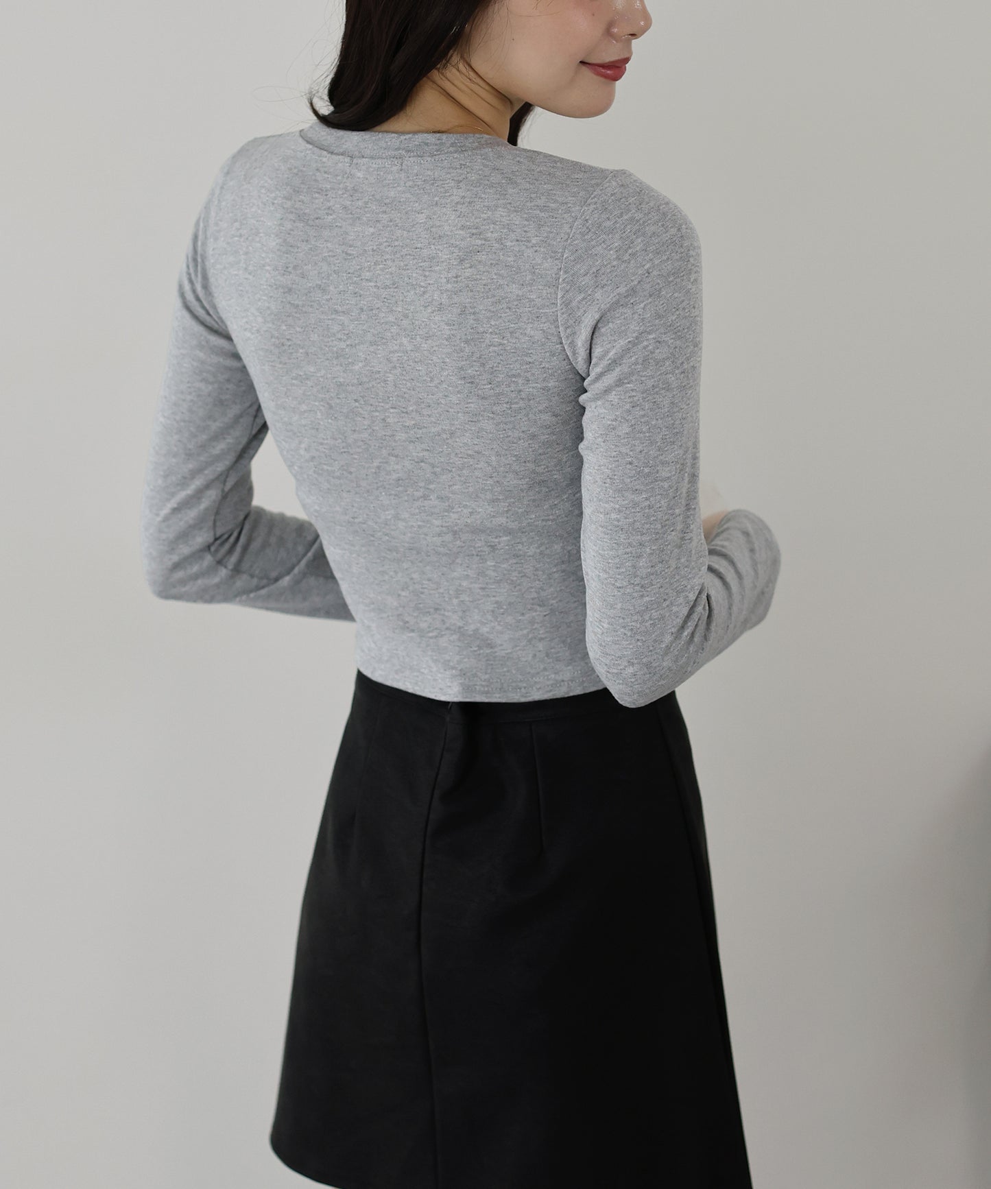 【SALE】チュールビッグリボン長袖Tシャツ