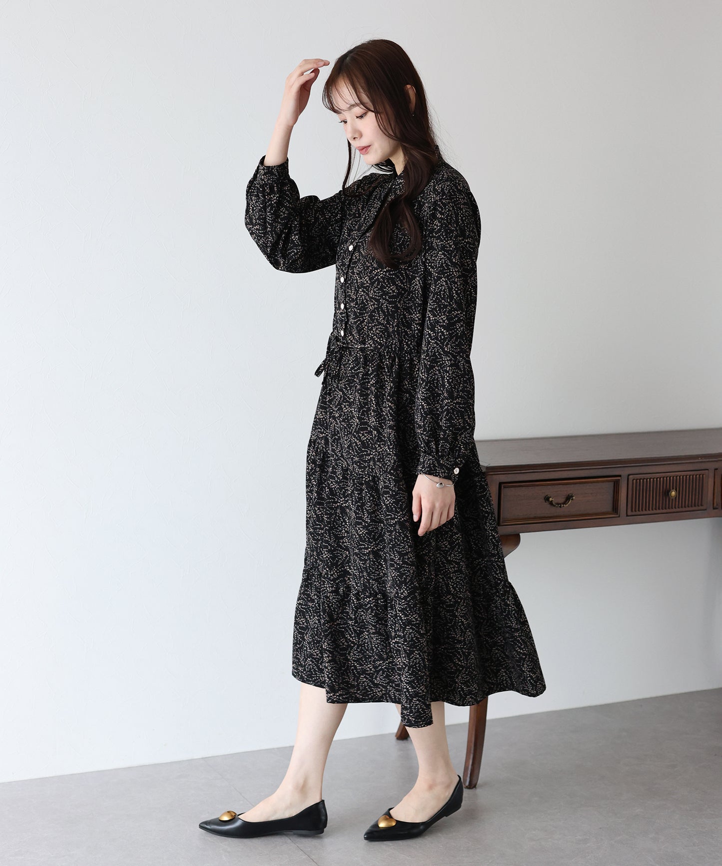 【TIME SALE】ティアードワンピース