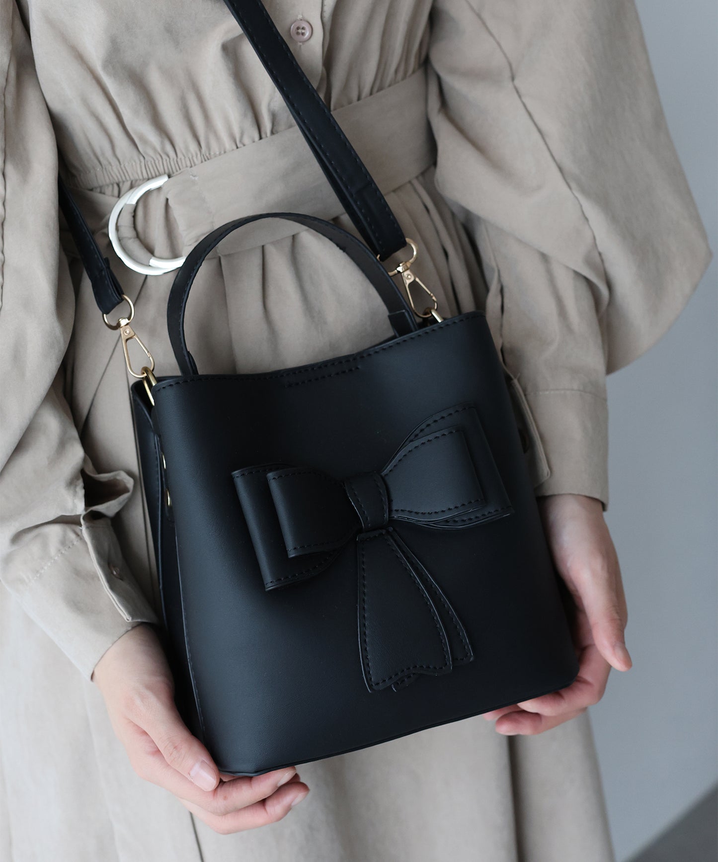 【早割5%OFF】リボンモチーフ2wayバッグ