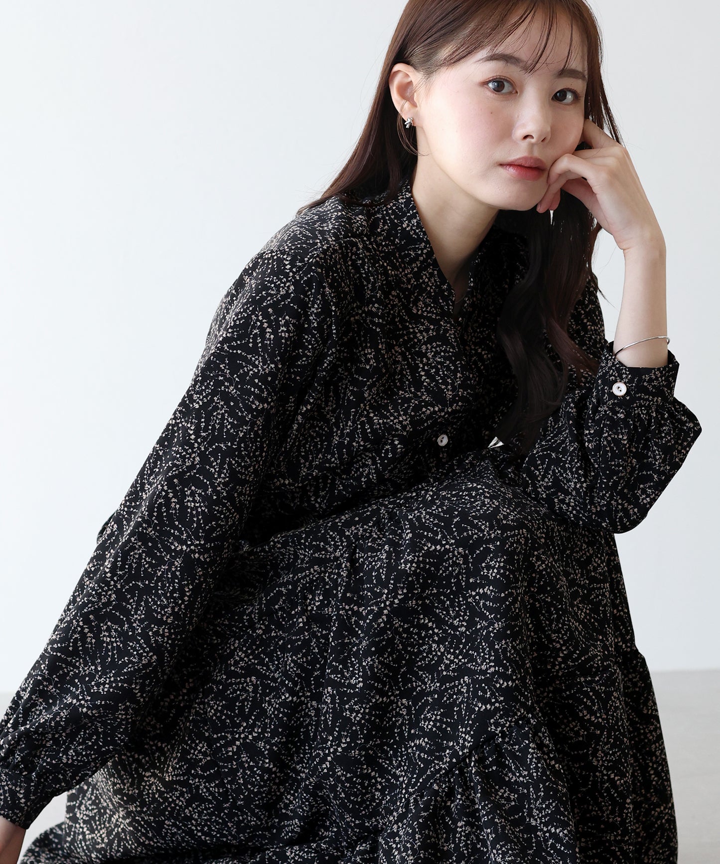 【TIME SALE】ティアードワンピース