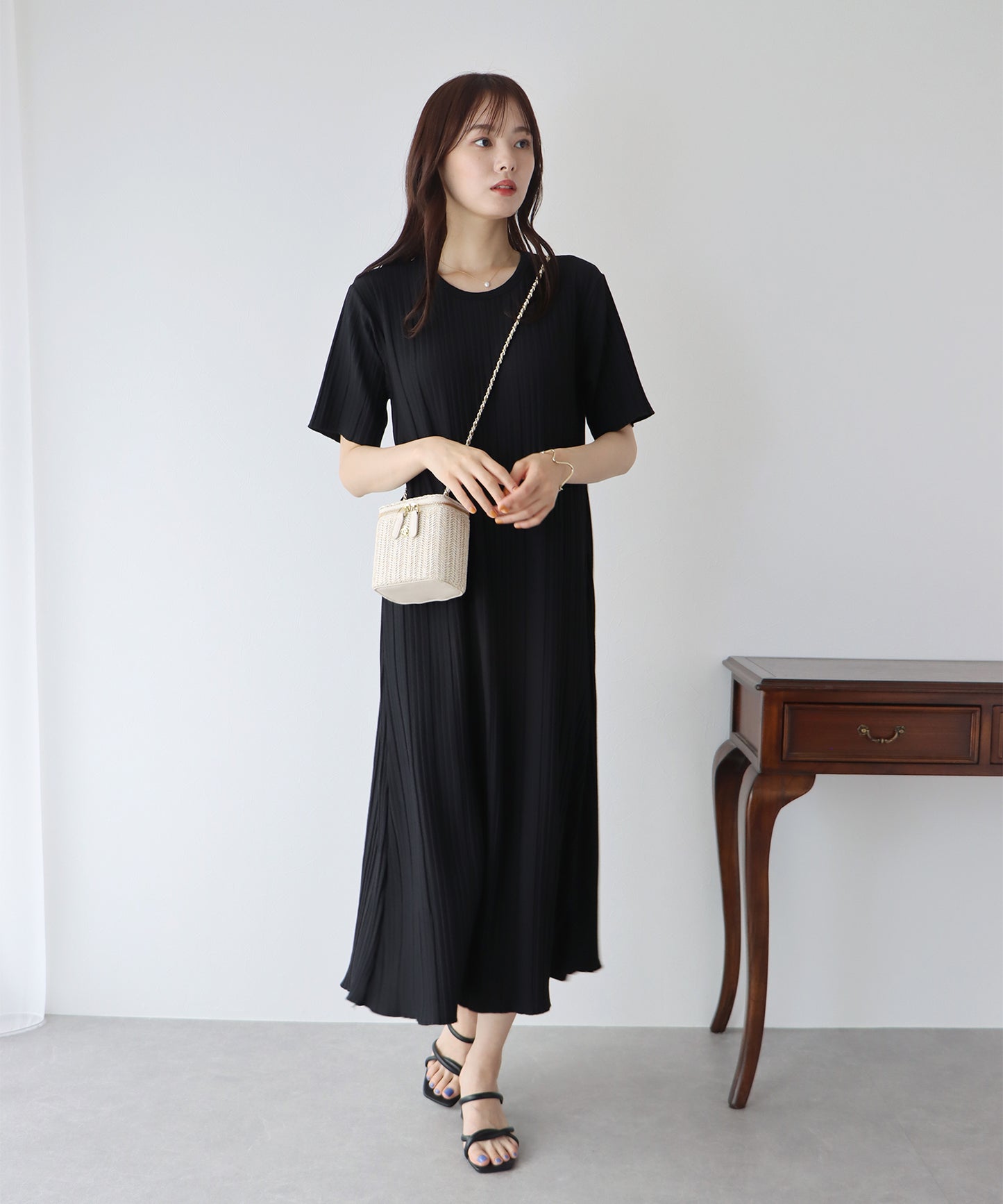 【TIME SALE】プリーツワンピース
