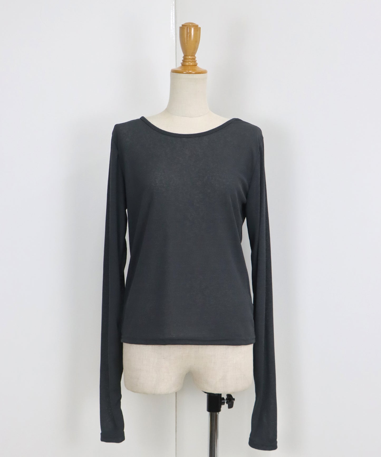 【TIME SALE】クルーネックシアートップス【ネコポス】