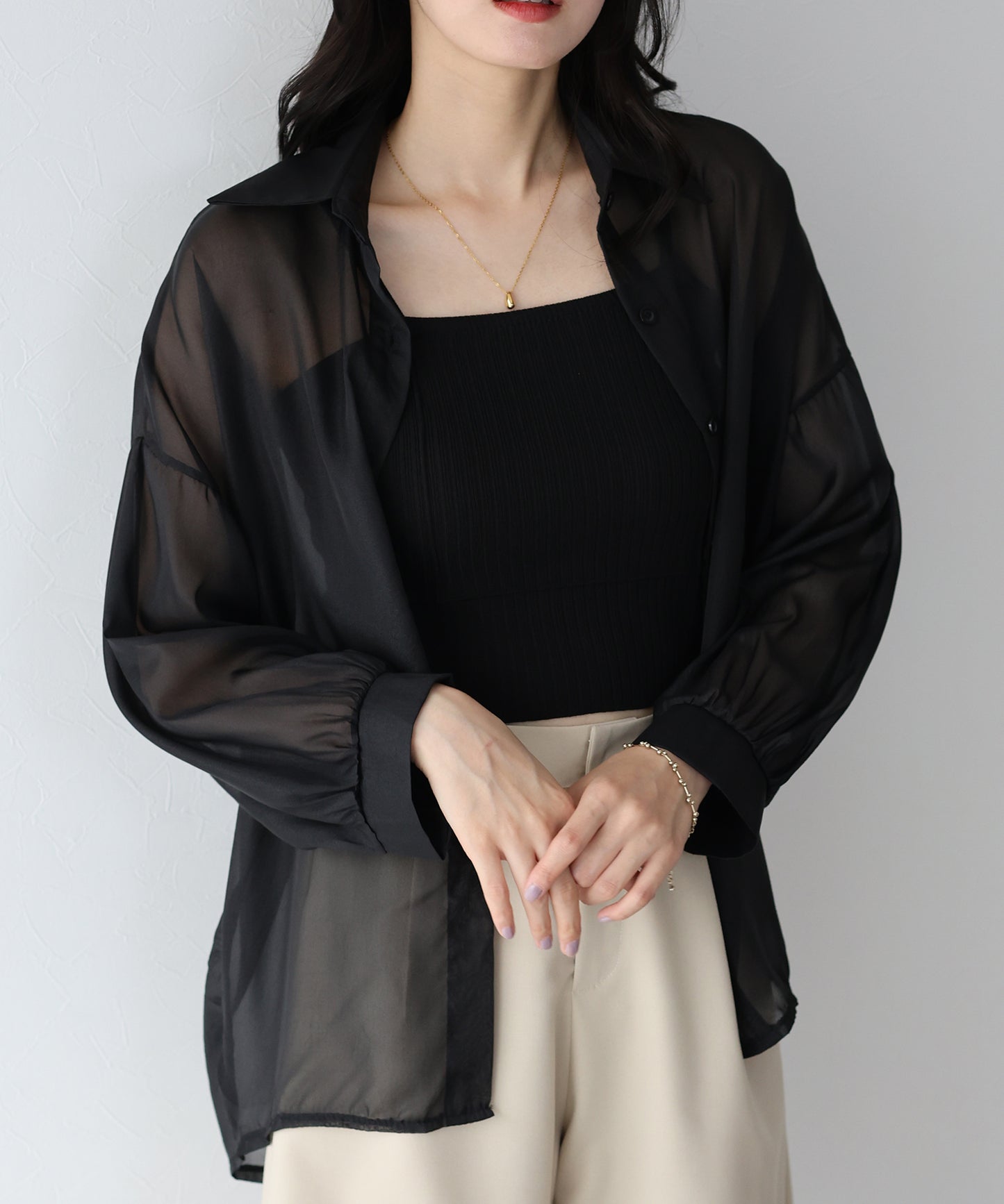 【SALE】シアーシャツ【ネコポス】