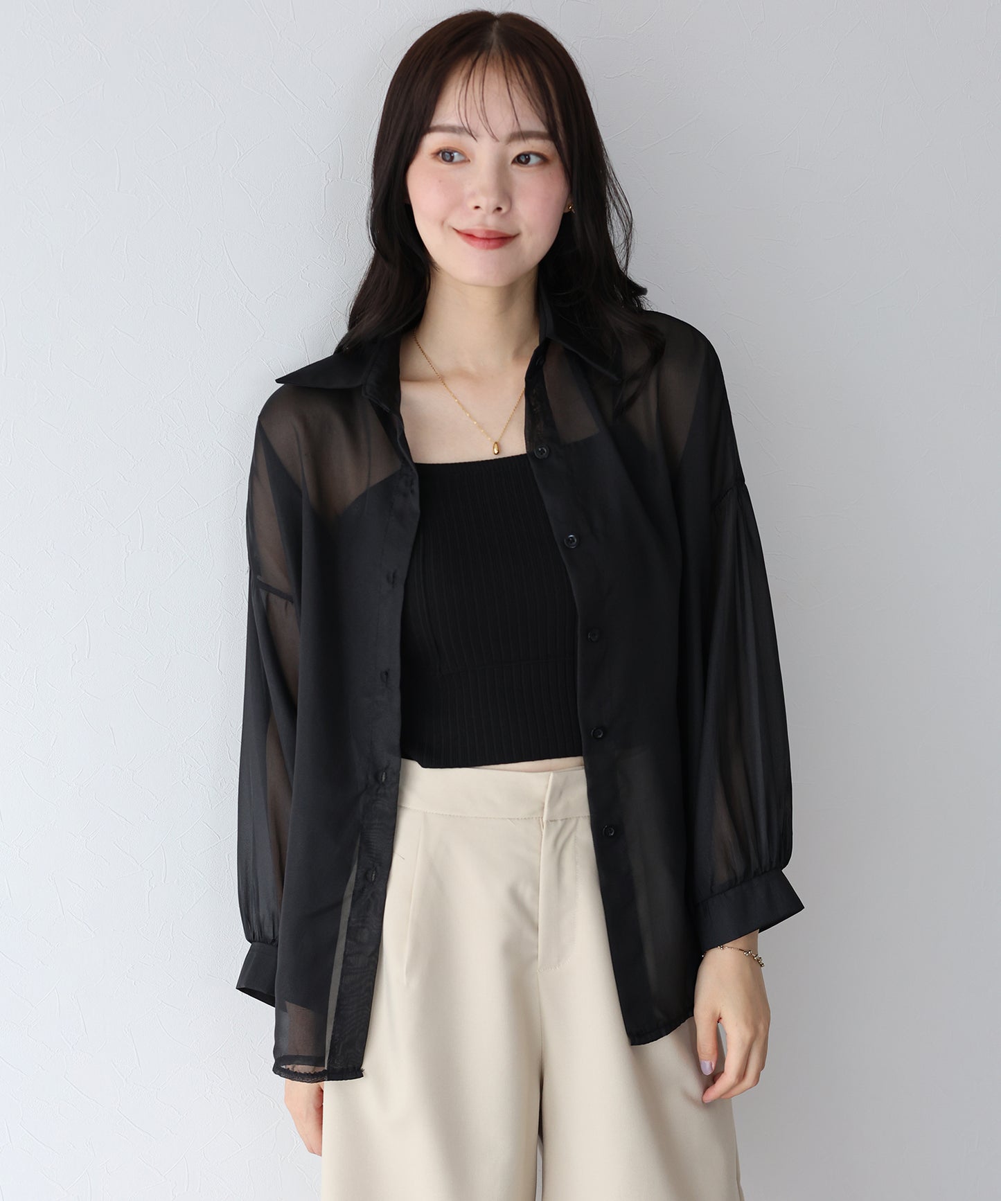 【SALE】シアーシャツ【ネコポス】