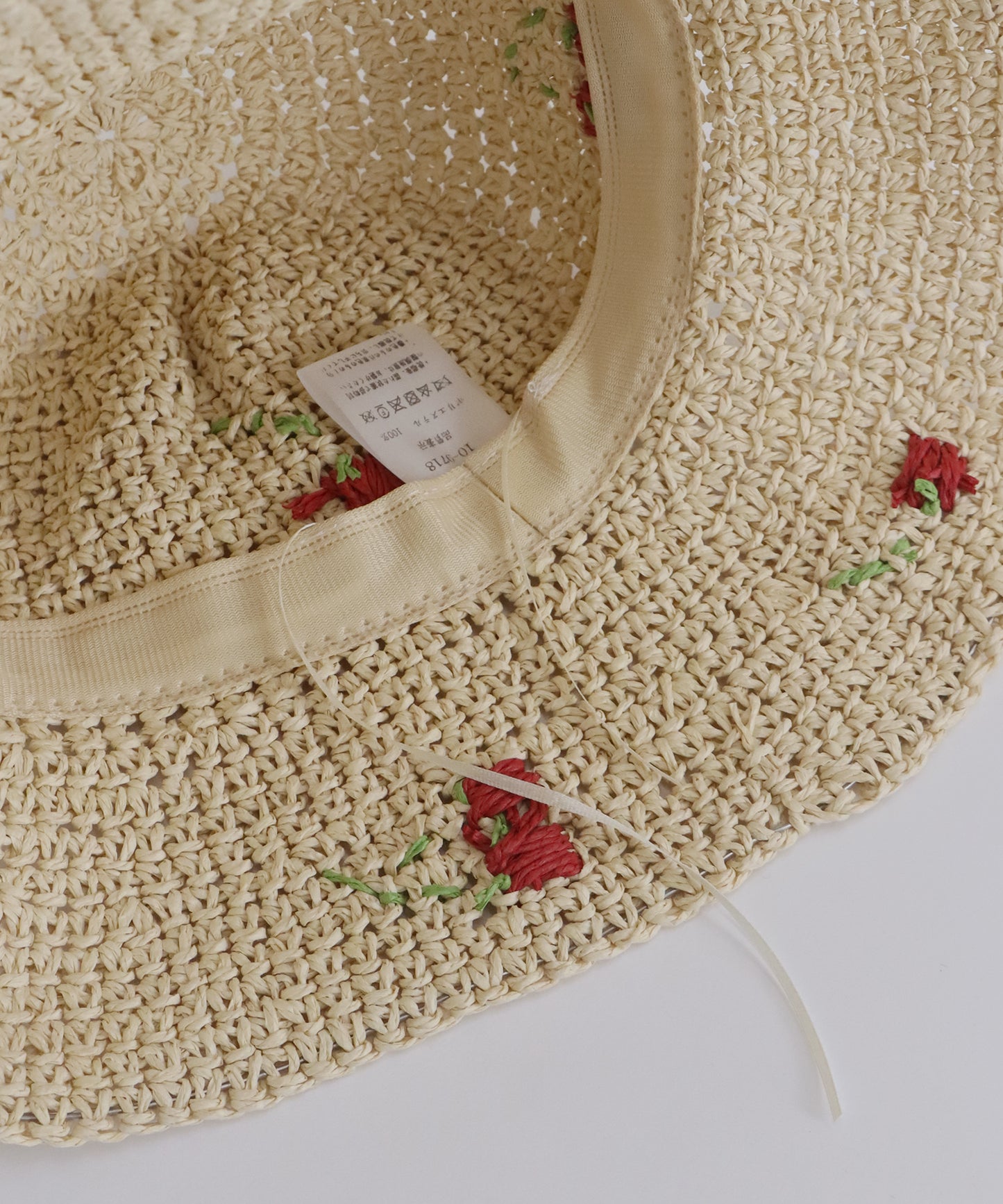 【TIME SALE】ハート&チェリー刺繍バケットハット