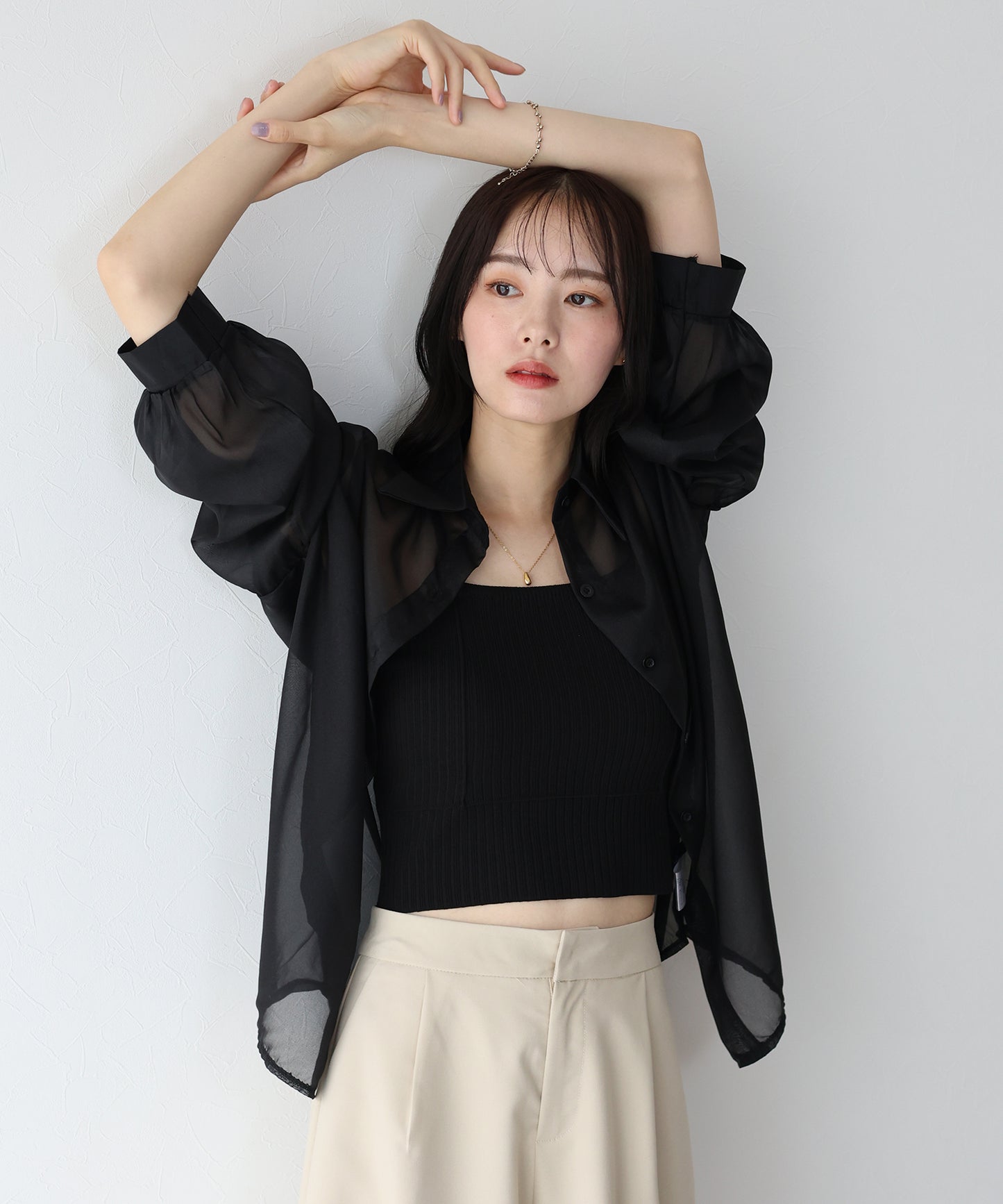 【SALE】シアーシャツ【ネコポス】