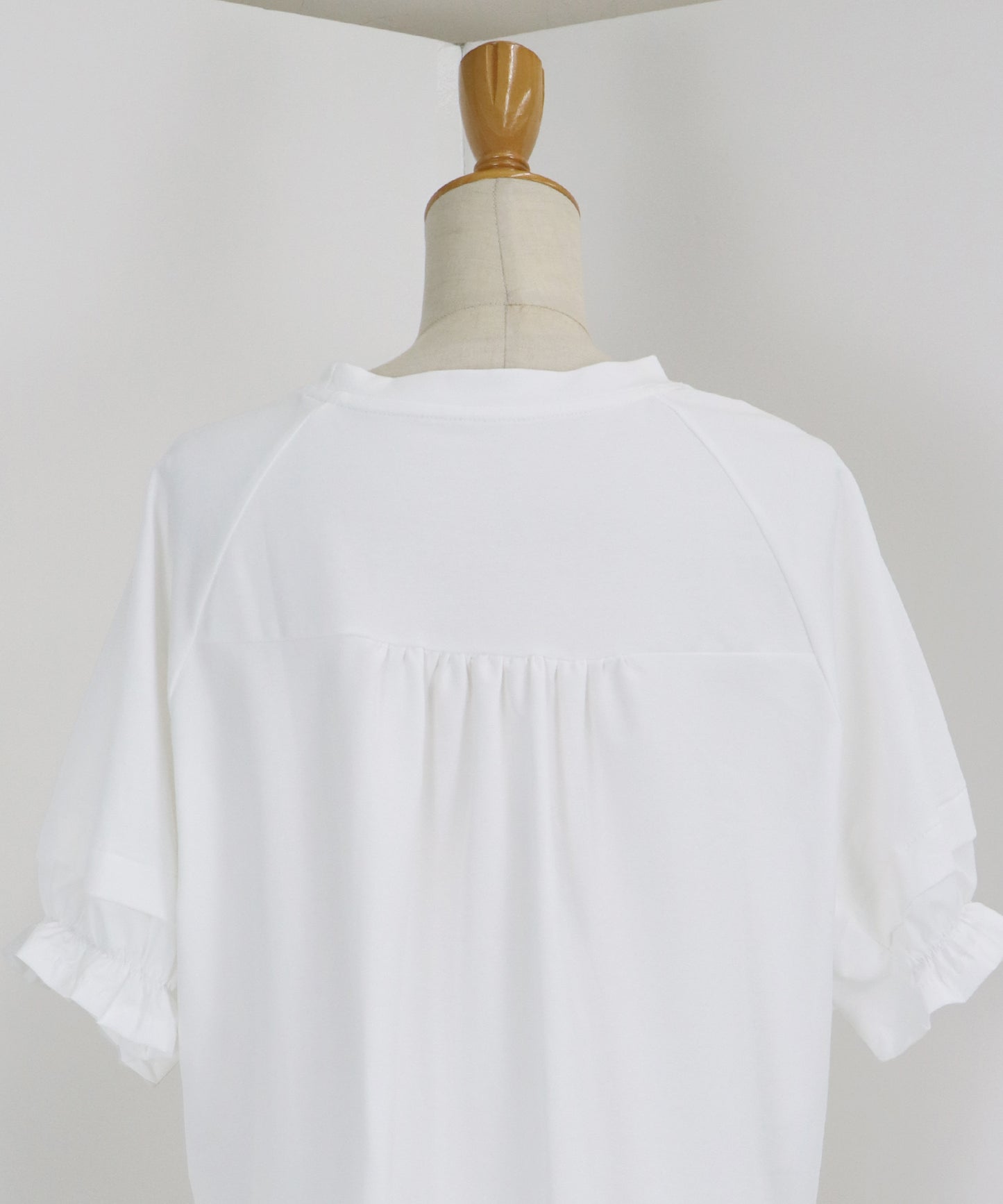 【SALE】異素材ドッキングTシャツ【ネコポス】