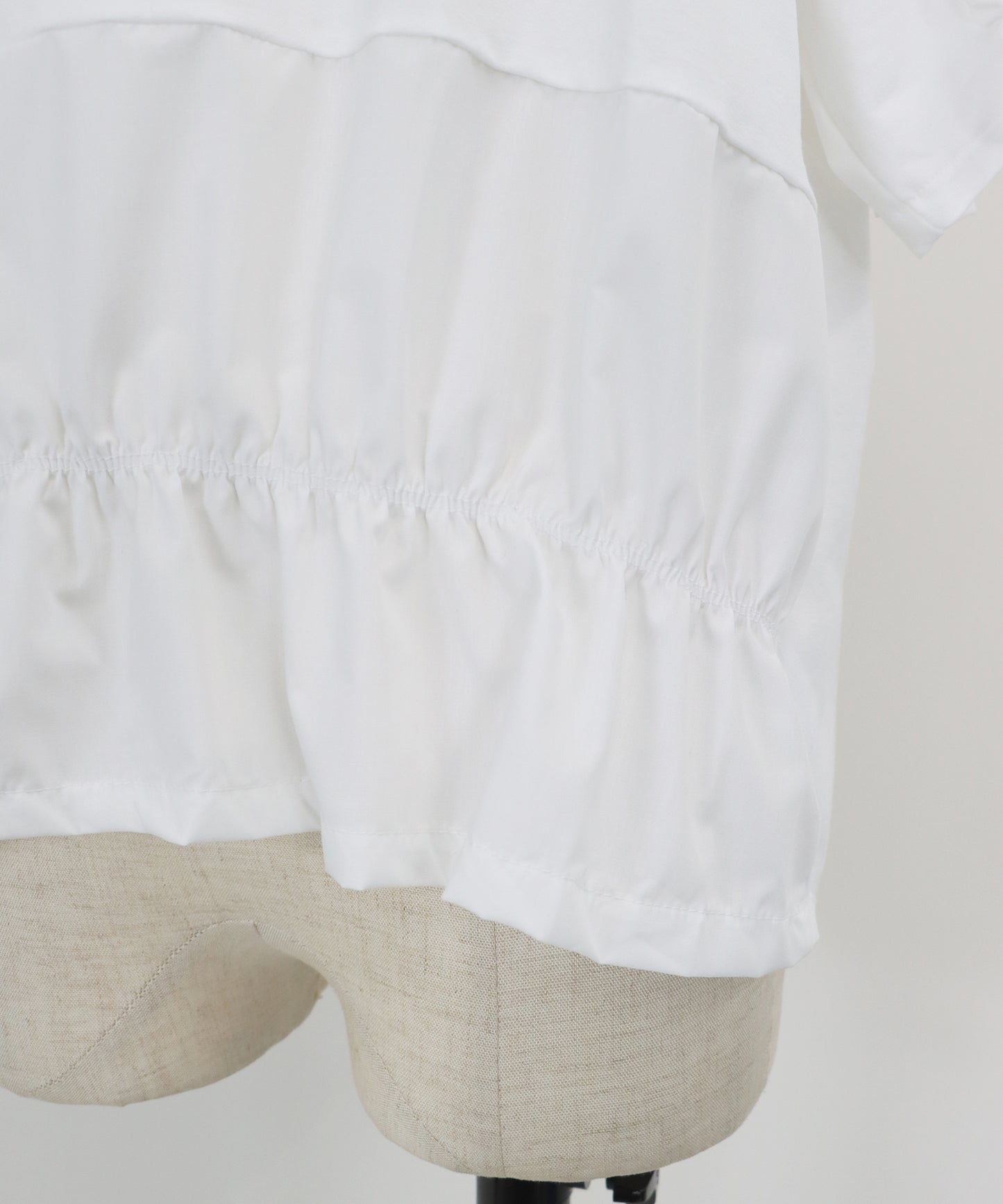 【SALE】異素材ドッキングTシャツ【ネコポス】