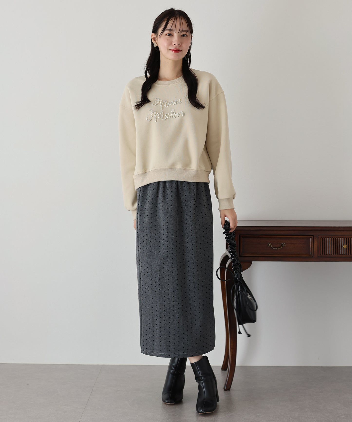 【SALE】パールロゴスウェット