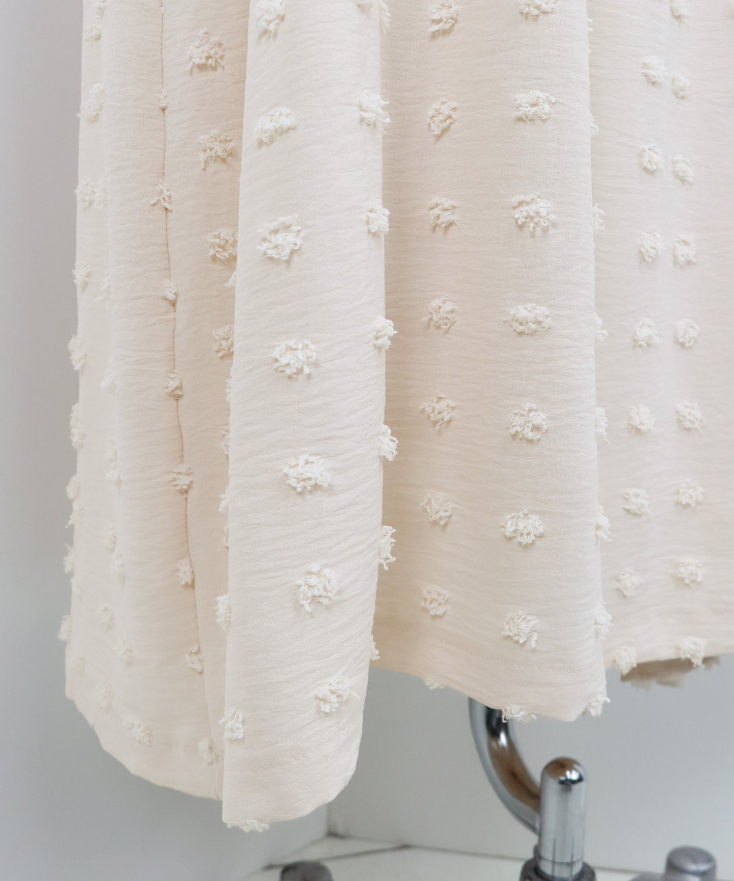 【SALE】ドットジャガードキャミワンピース