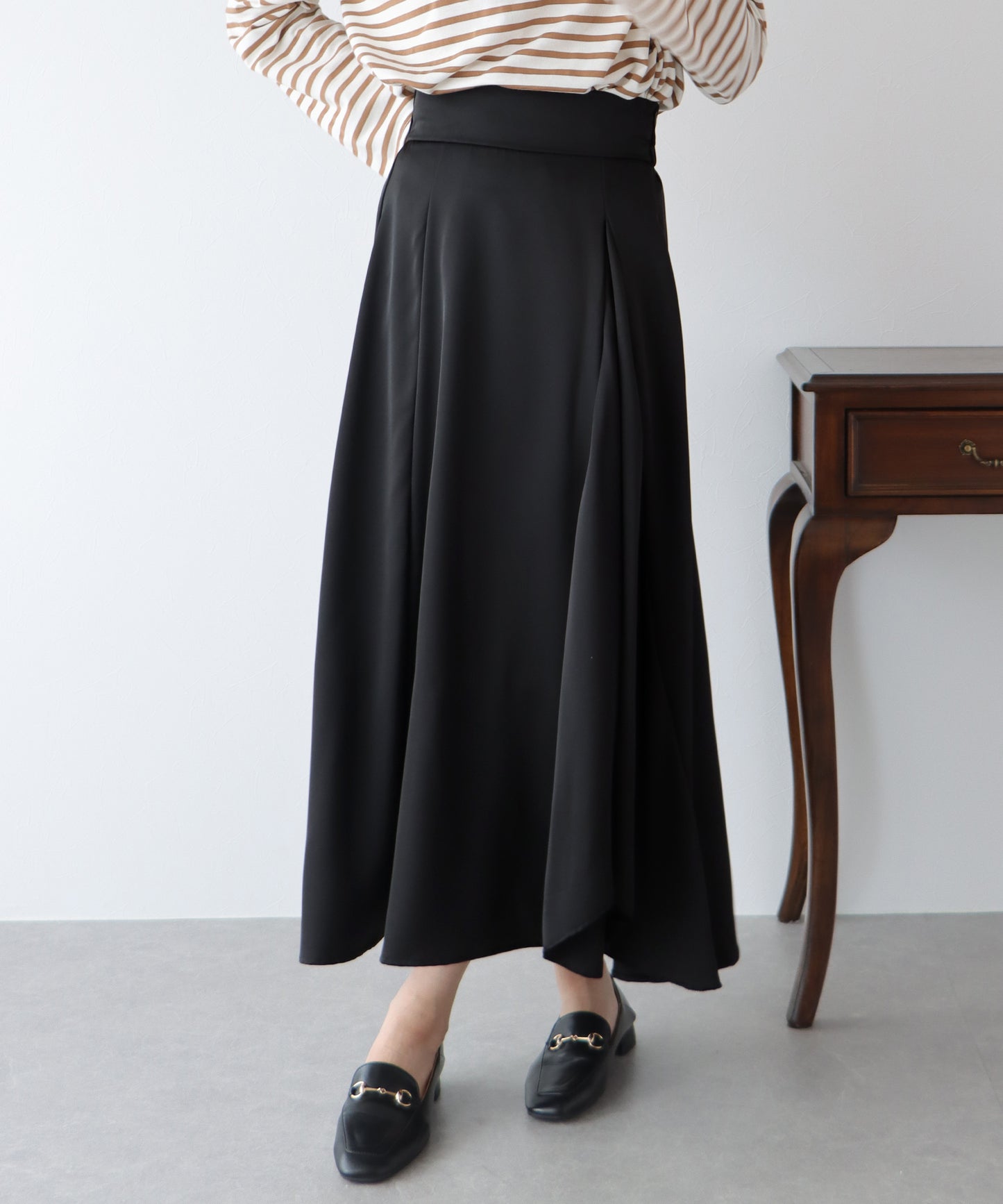 【TIME SALE】サテンラッフルスカート