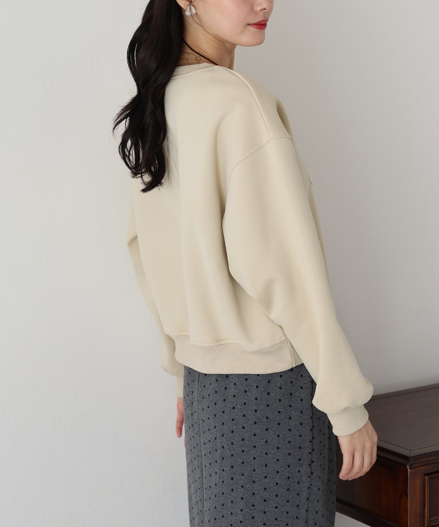 【SALE】パールロゴスウェット