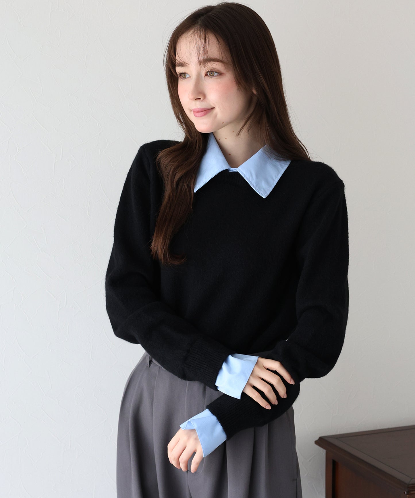 【早割5%OFF】シャツドッキングニット