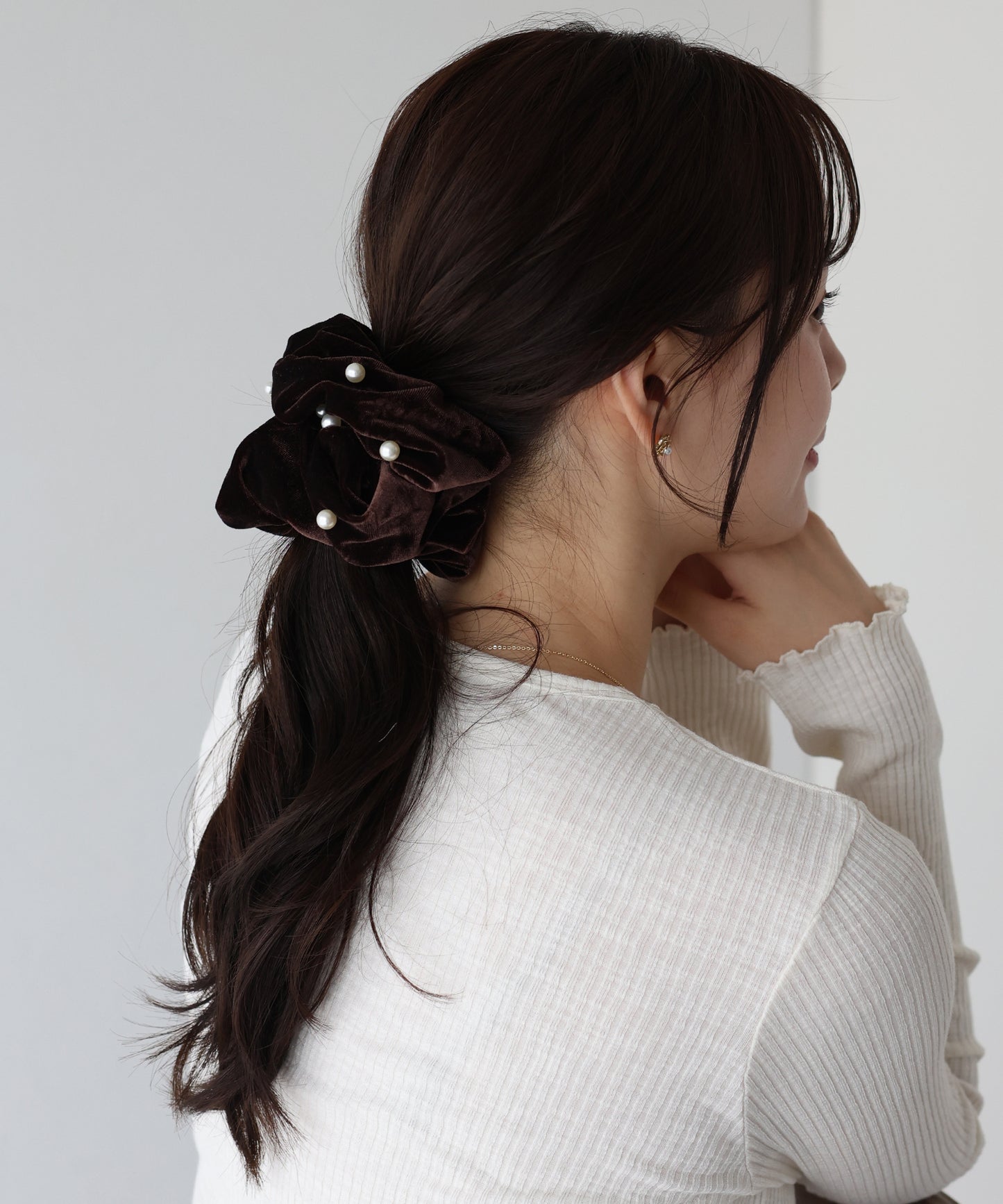 【早割5%OFF】パールベロアシュシュ【ネコポス】