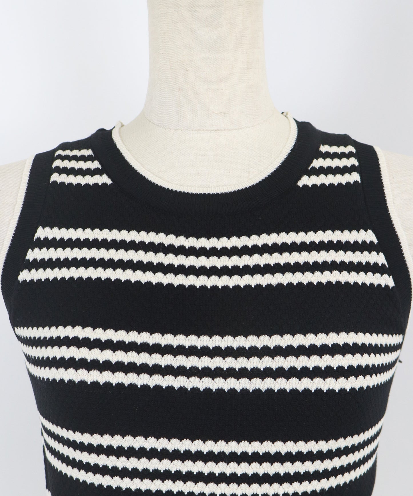 【SALE】ボーダーノースリニット【ネコポス】