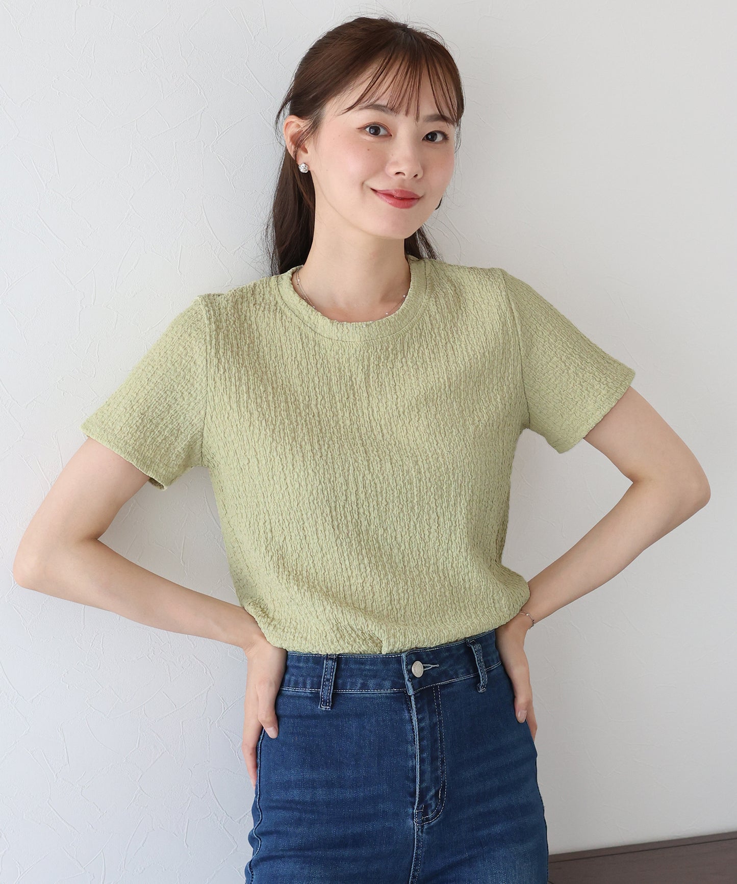 ぽこぽこジャガードTシャツ【ネコポス】