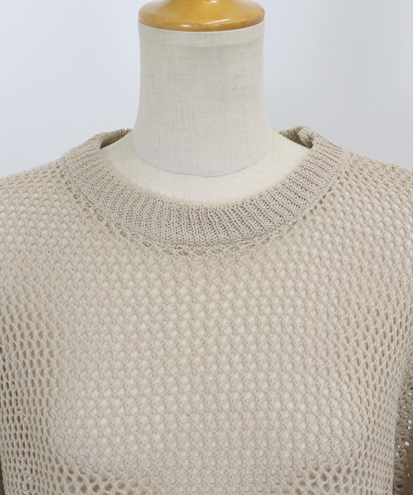 【SALE】メッシュニットトップス