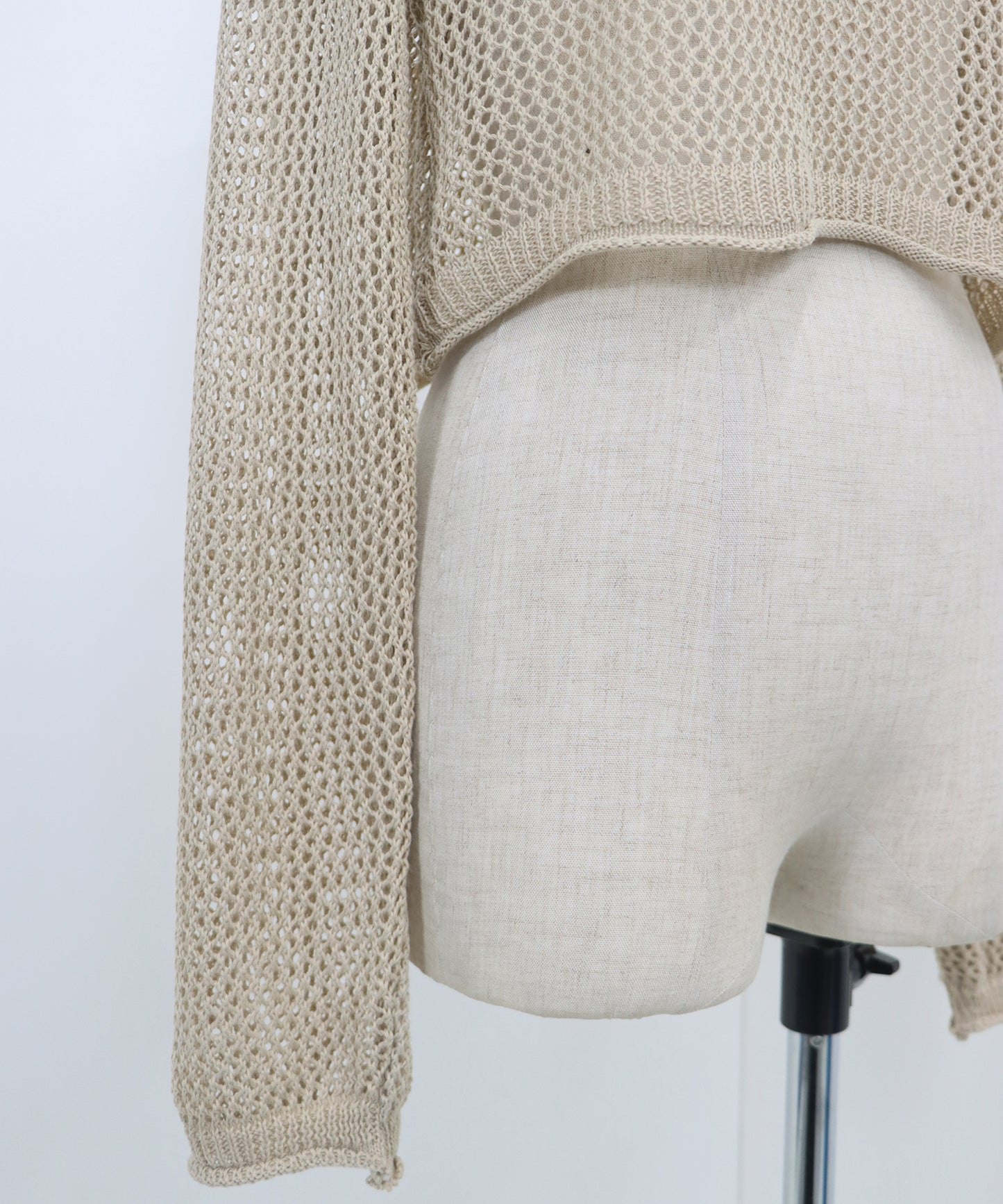 【SALE】メッシュニットトップス