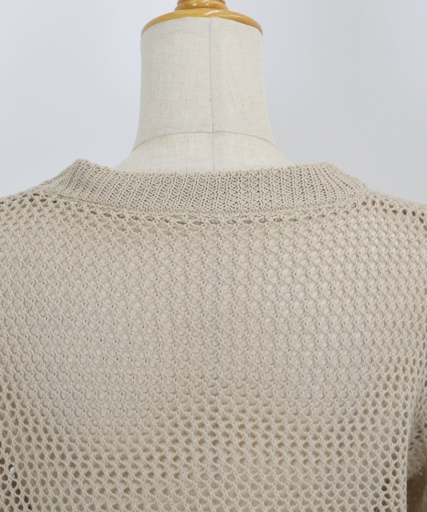 【SALE】メッシュニットトップス