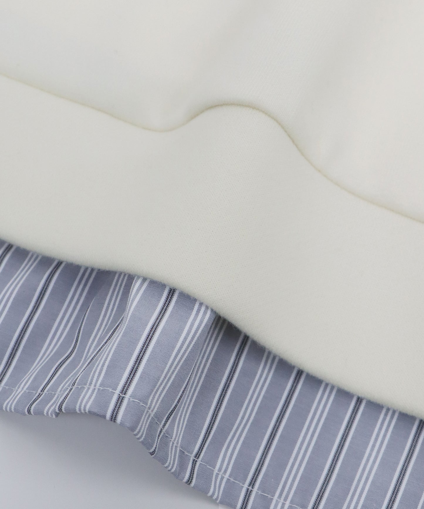 【SALE】シャツドッキングスウェット