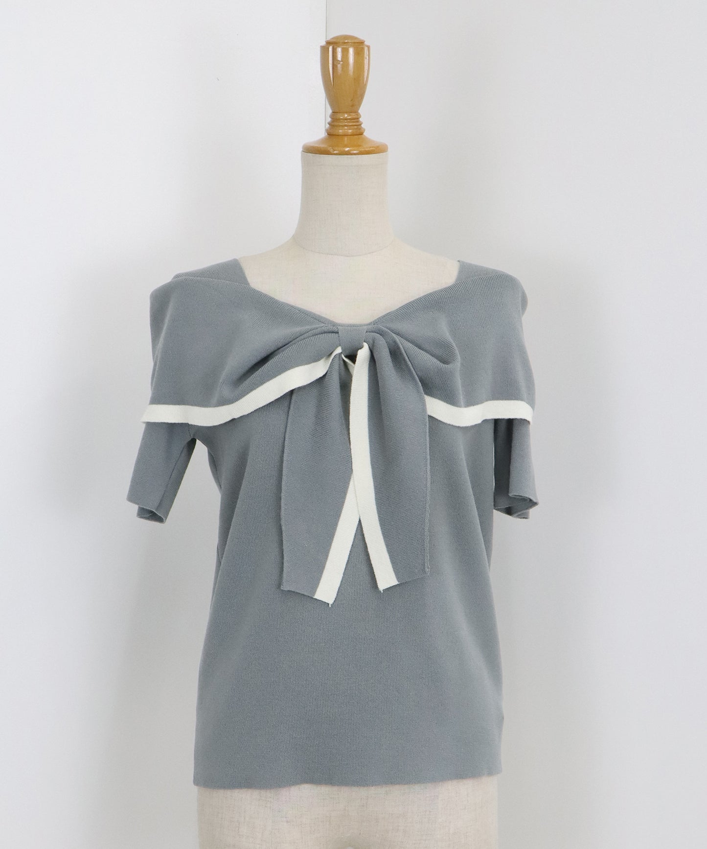 【TIME SALE】配色オフショルニット