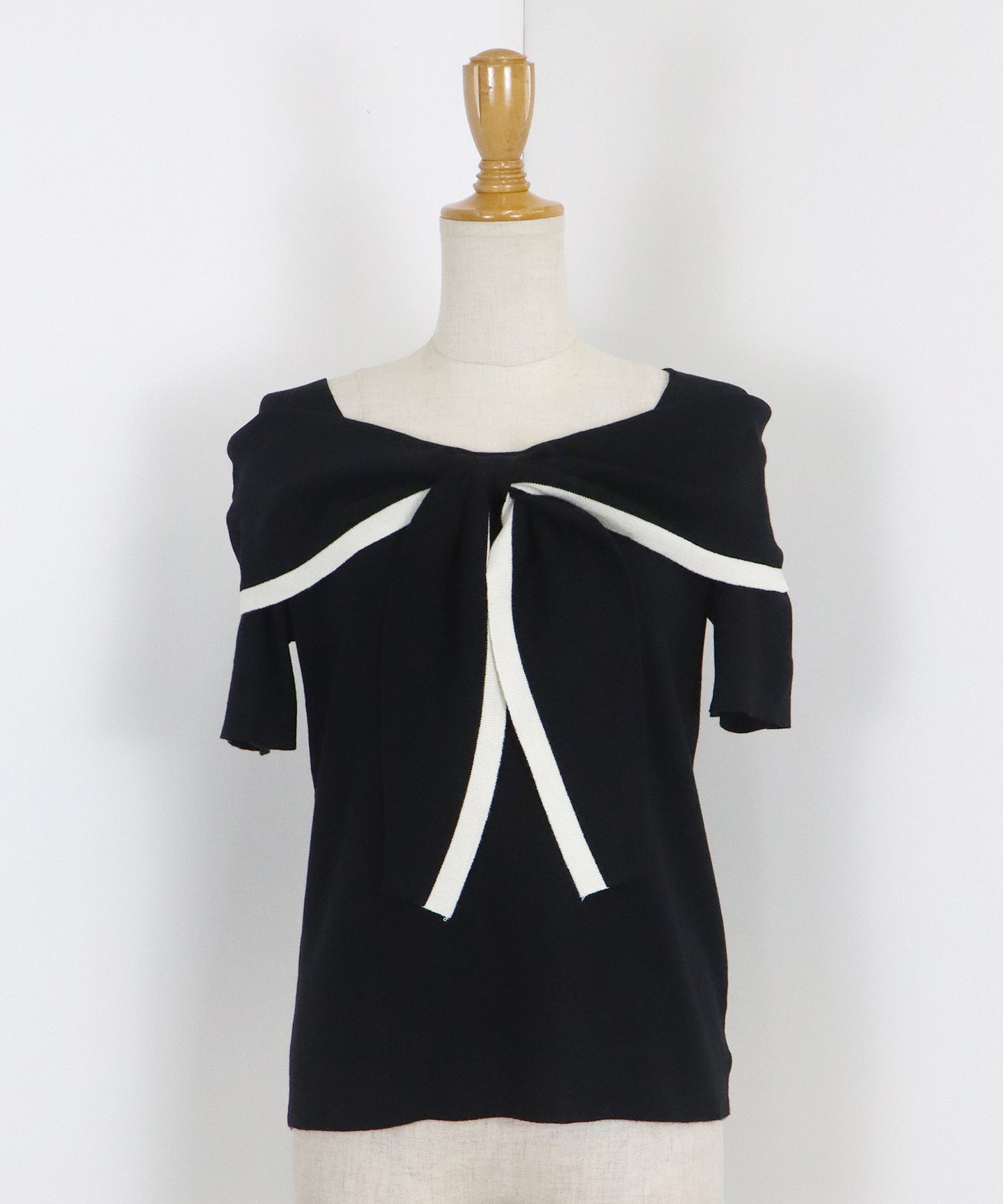 【TIME SALE】配色オフショルニット