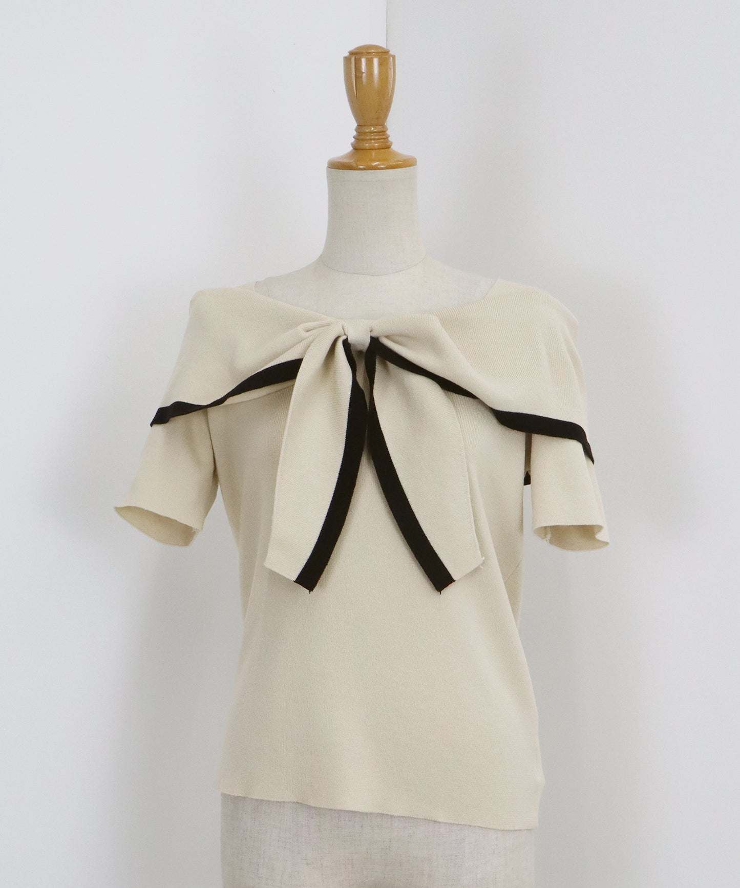 【TIME SALE】配色オフショルニット