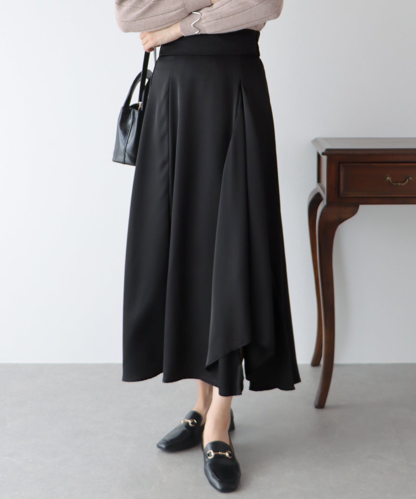 【TIME SALE】サテンラッフルスカート
