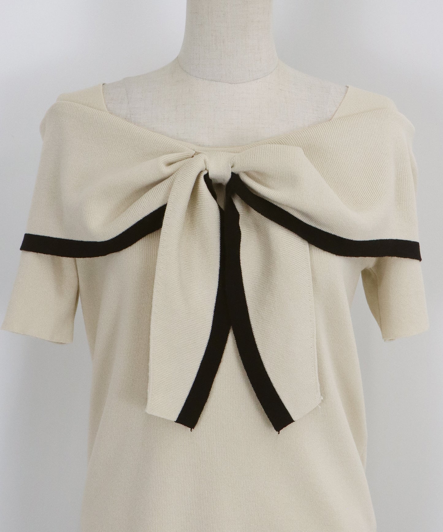 【TIME SALE】配色オフショルニット